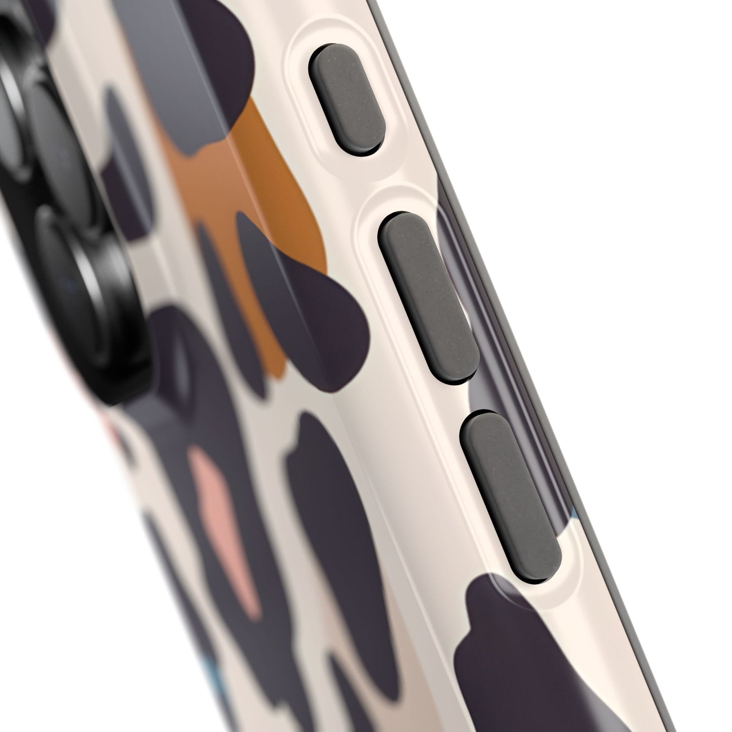 Modern Pastel Leopard Print Phone Case – MagSafe Compatible for iPhone & Samsung Galaxy