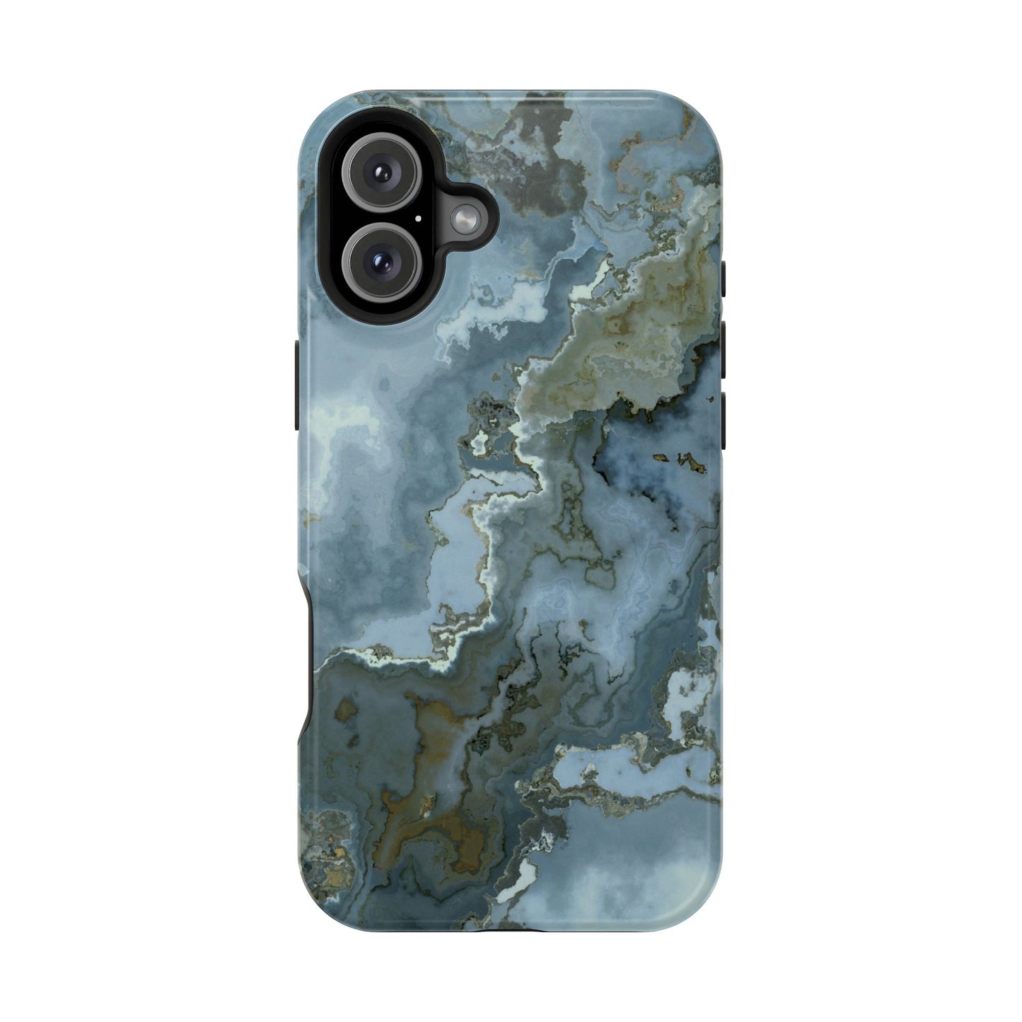 Oceanic Agate Marble Phone Case – MagSafe Compatible for iPhone & Samsung Galaxy