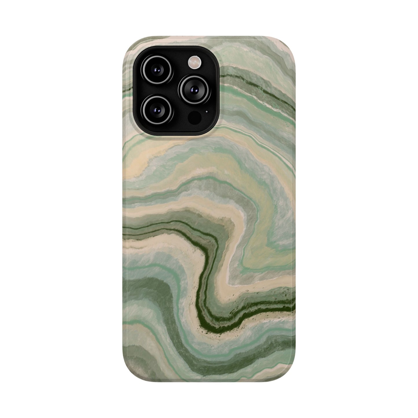 Earthy Agate Stone Phone Case – MagSafe Compatible for iPhone & Samsung Galaxy