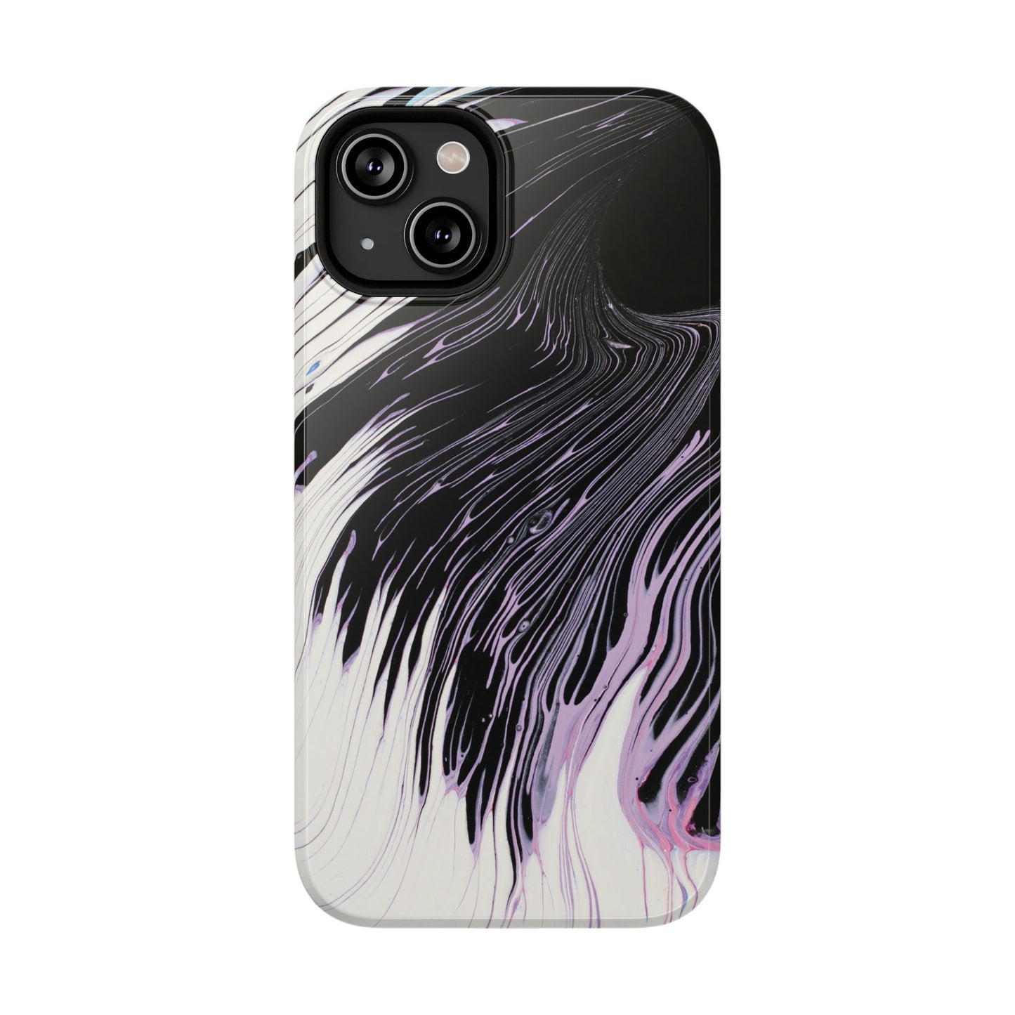 Waves of Ink Abstract Brush Phone Case – MagSafe Compatible for iPhone & Samsung Galaxy