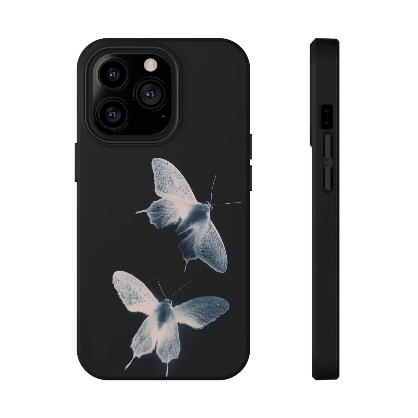Ethereal Moth Dark Aesthetic Phone Case – MagSafe Compatible for iPhone & Samsung Galaxy