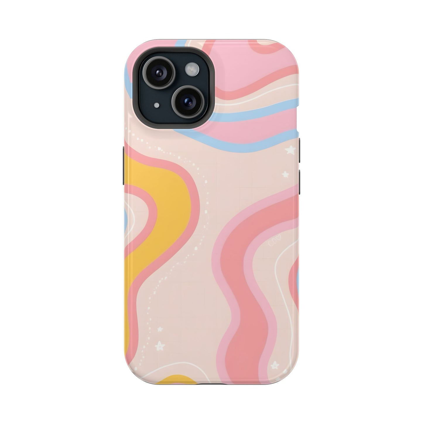 Pastel Dreamy Waves Phone Case – MagSafe Compatible for iPhone & Samsung Galaxy