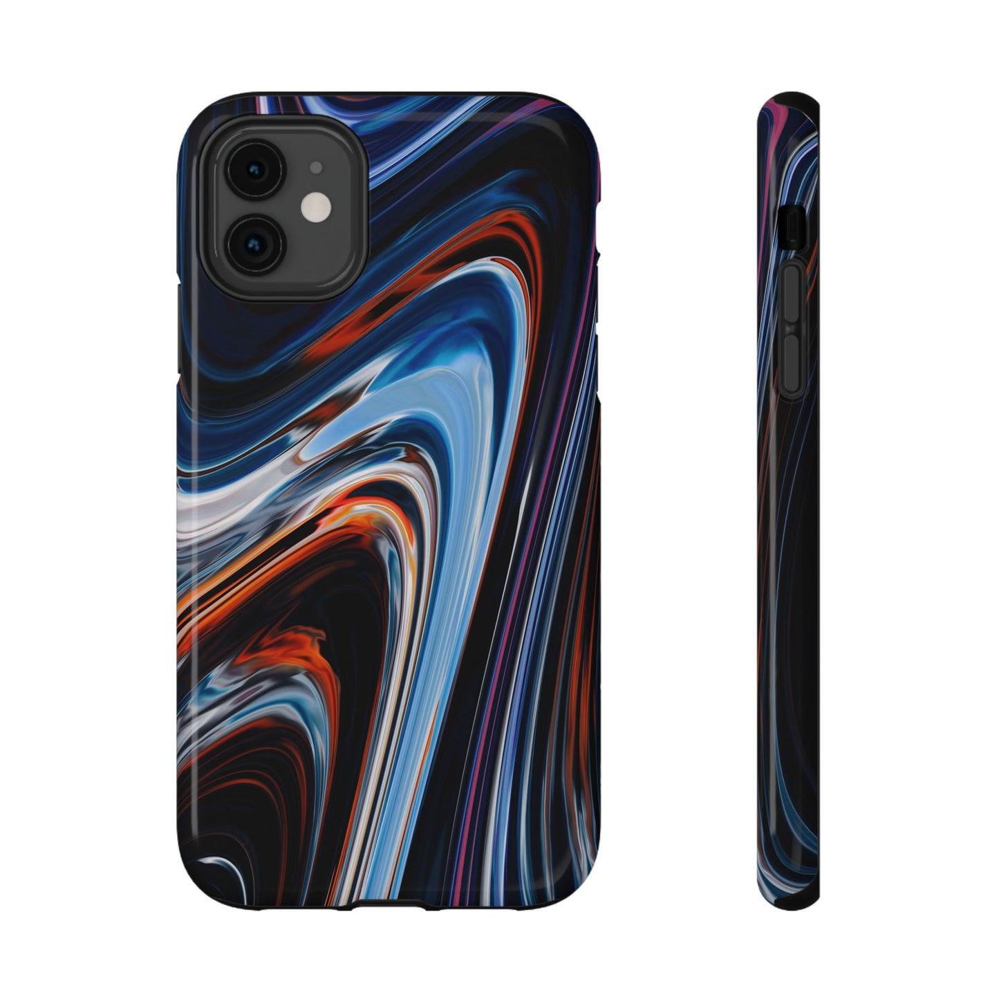 Vibrant Swirl Energy Phone Case – MagSafe Compatible for iPhone & Samsung Galaxy