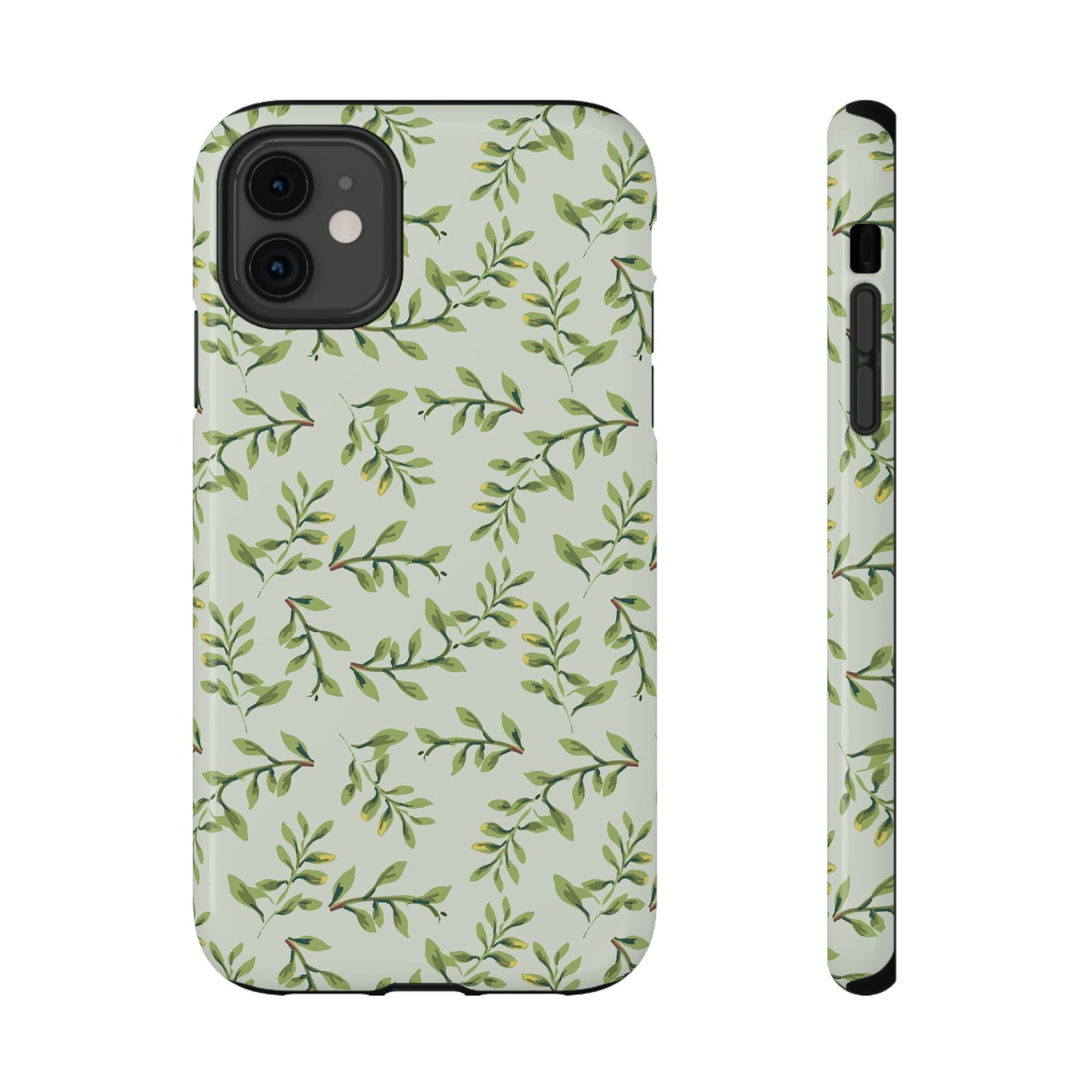 Olive Branch Botanical Phone Case – MagSafe Compatible for iPhone & Samsung Galaxy