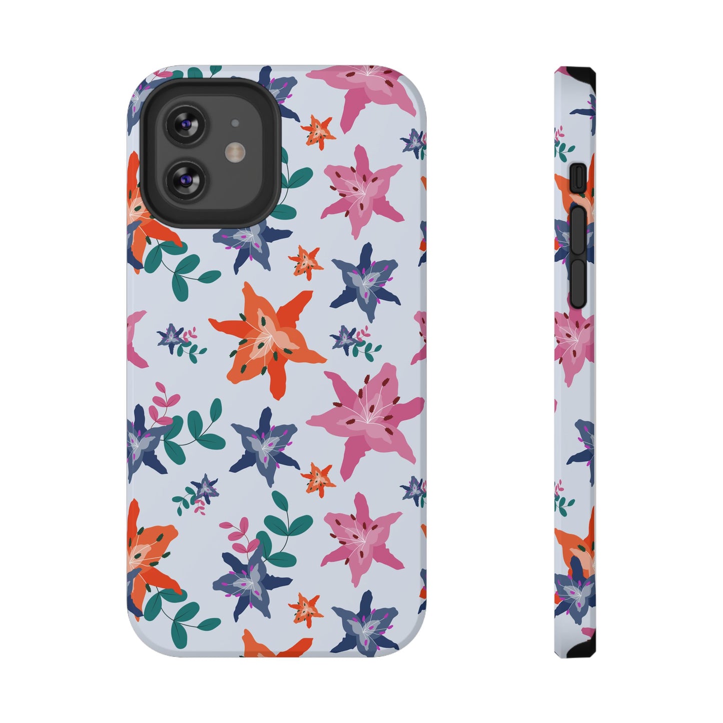 Watercolor Lily Garden Phone Case – MagSafe Compatible for iPhone & Samsung Galaxy