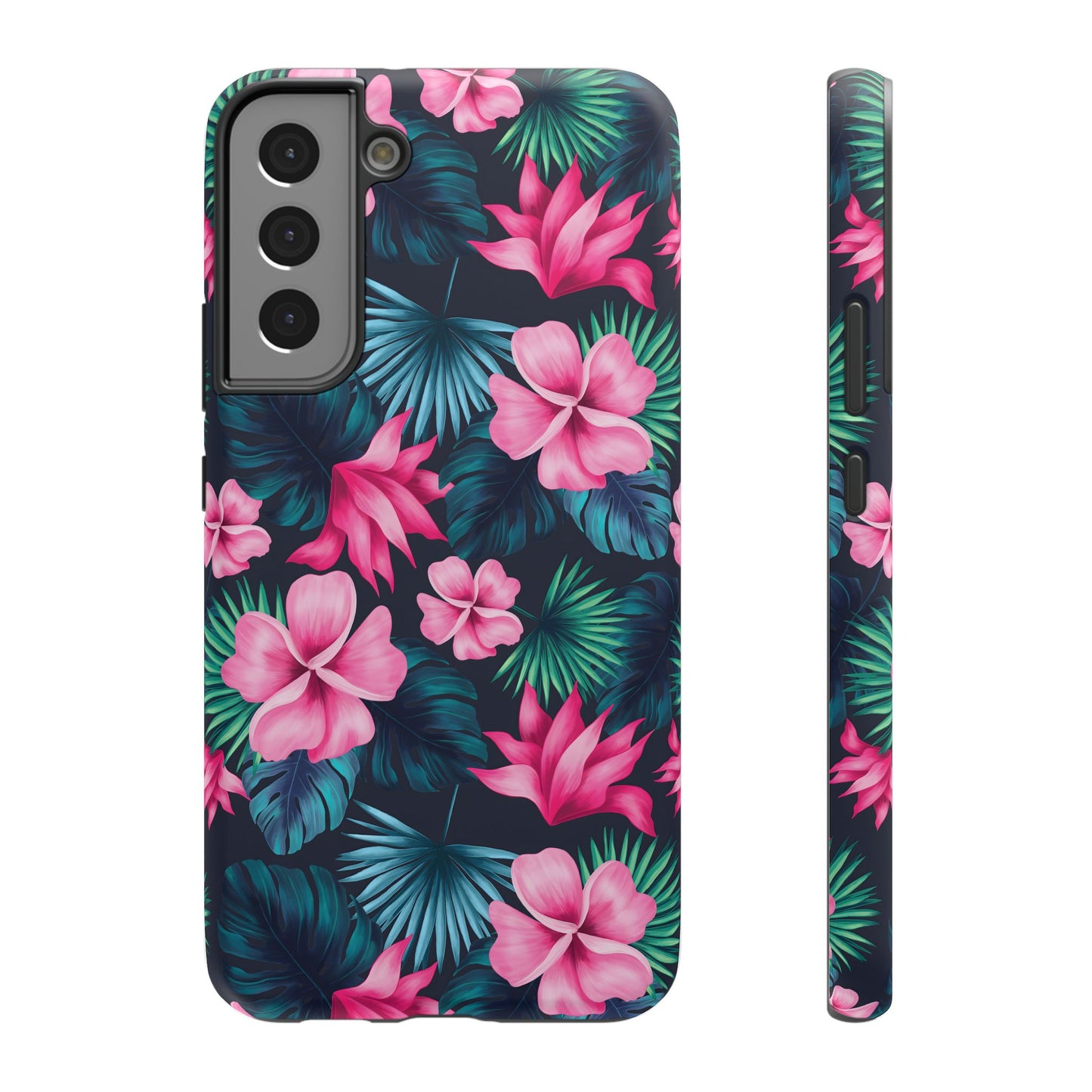 Tropical Paradise Floral Phone Case – MagSafe Compatible for iPhone & Samsung Galaxy