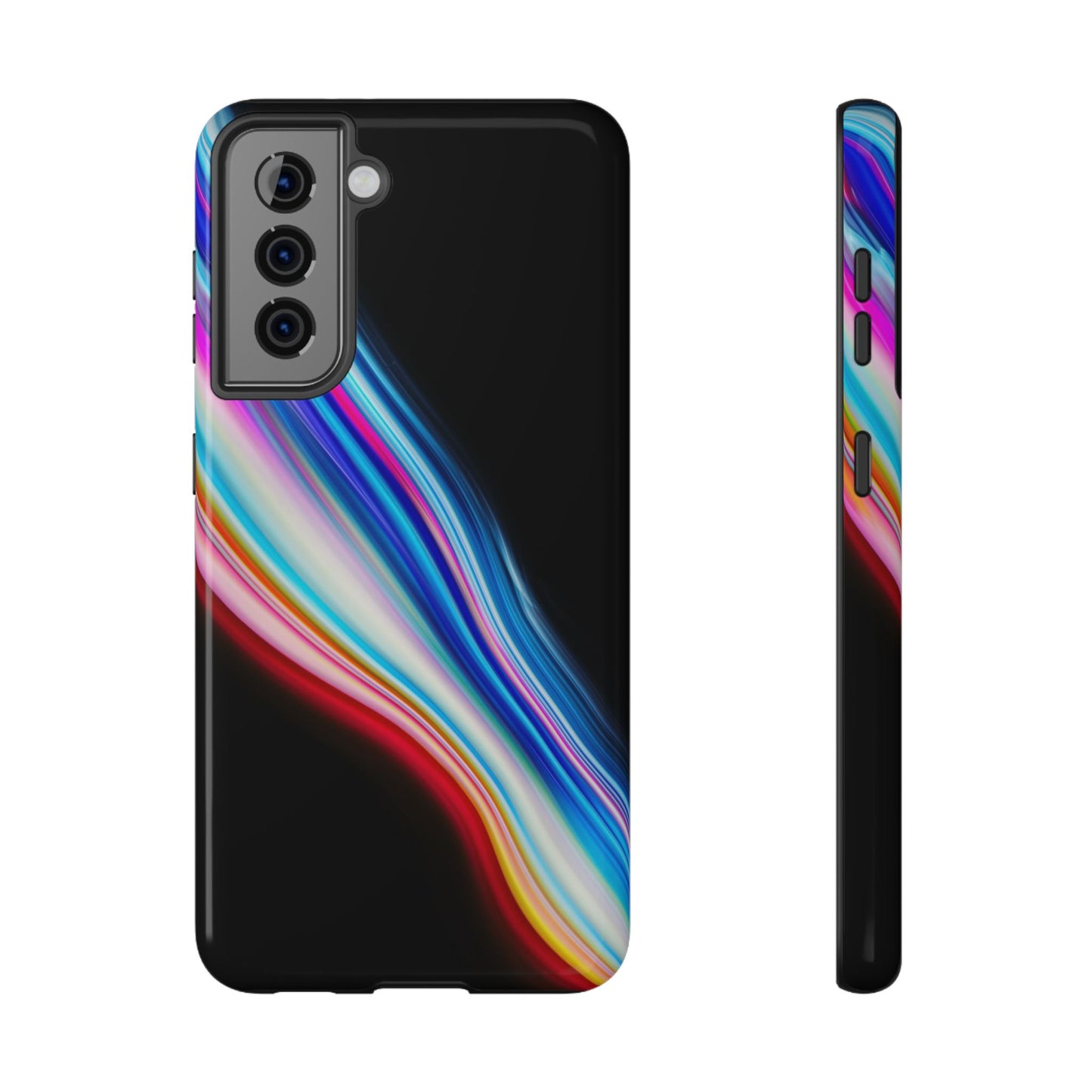 Neon Light Streak Phone Case – MagSafe Compatible for iPhone & Samsung Galaxy