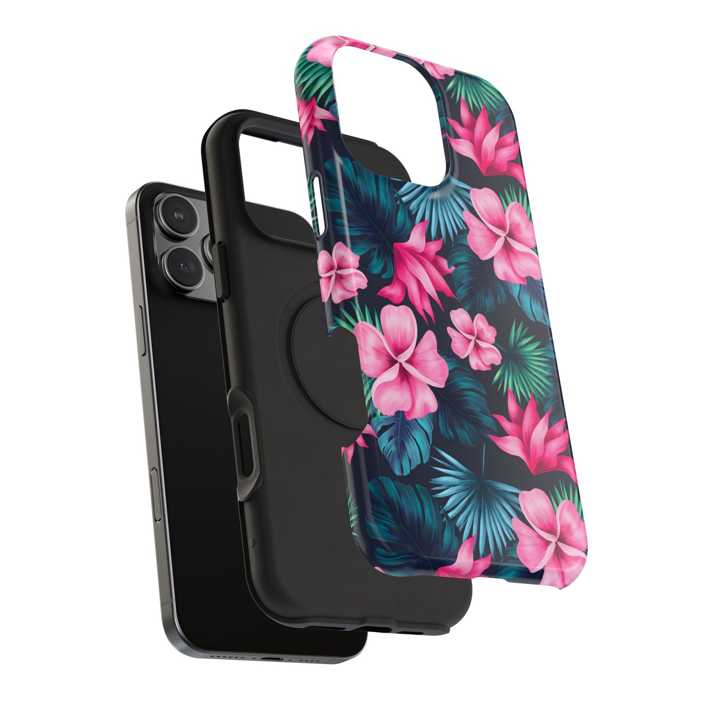 Tropical Paradise Floral Phone Case – MagSafe Compatible for iPhone & Samsung Galaxy
