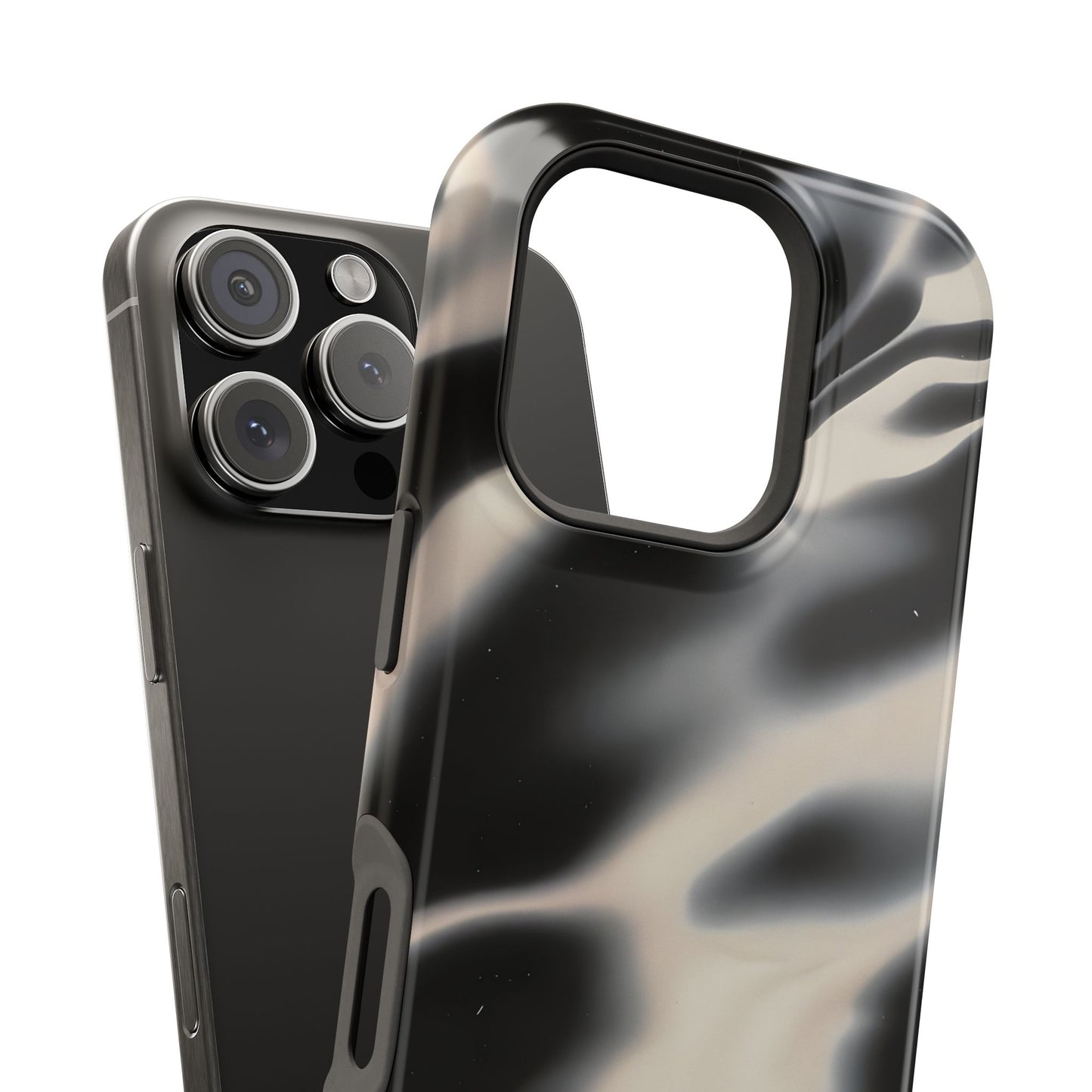 Smoky Marble Swirl Phone Case – MagSafe Compatible for iPhone & Samsung Galaxy
