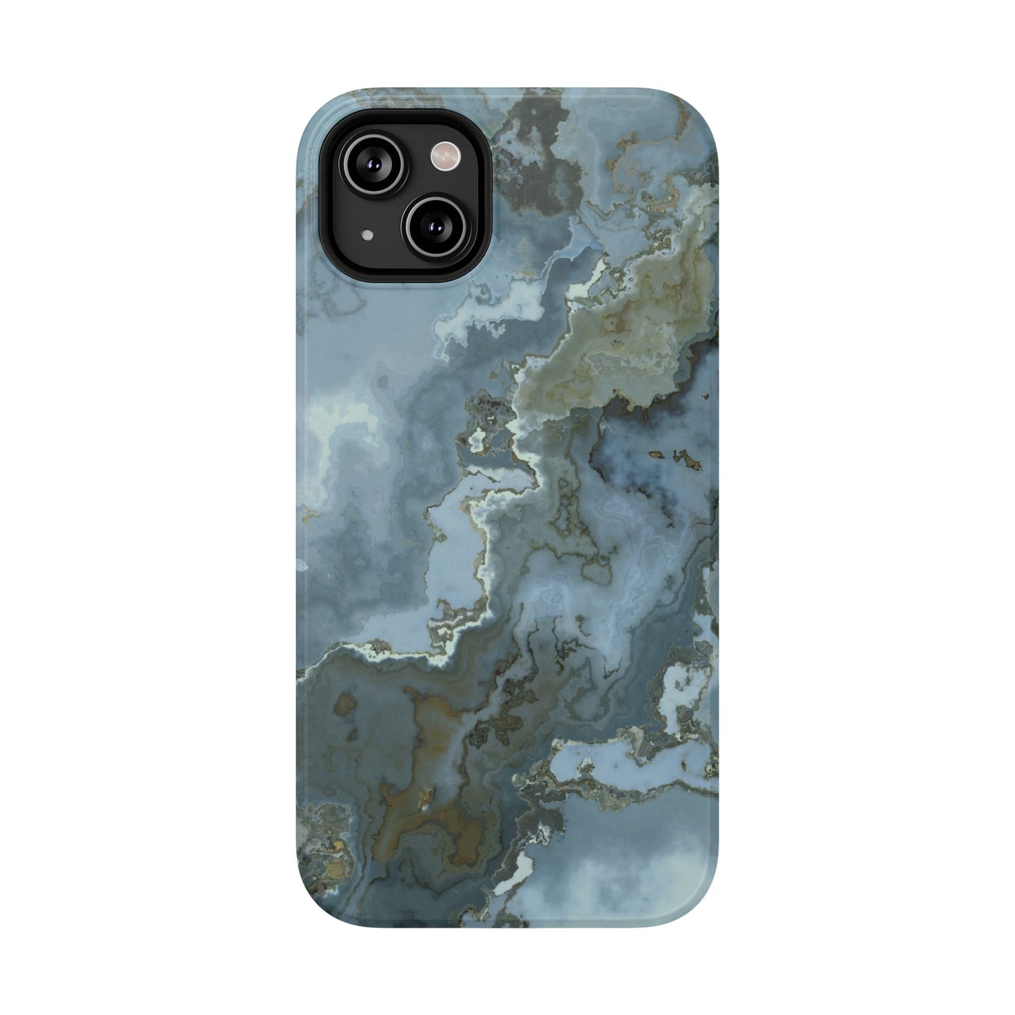 Oceanic Agate Marble Phone Case – MagSafe Compatible for iPhone & Samsung Galaxy