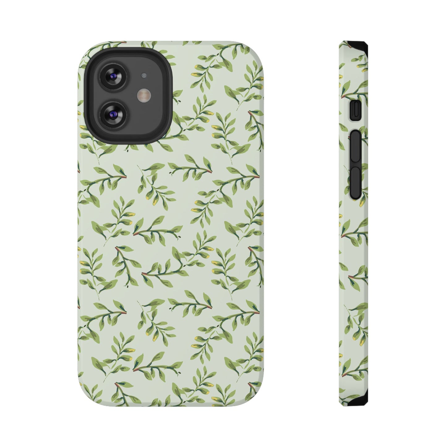Olive Branch Botanical Phone Case – MagSafe Compatible for iPhone & Samsung Galaxy
