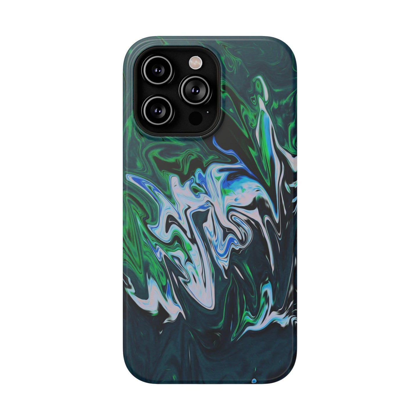 Prismatic Holographic Swirl Phone Case – MagSafe Compatible for iPhone & Samsung Galaxy