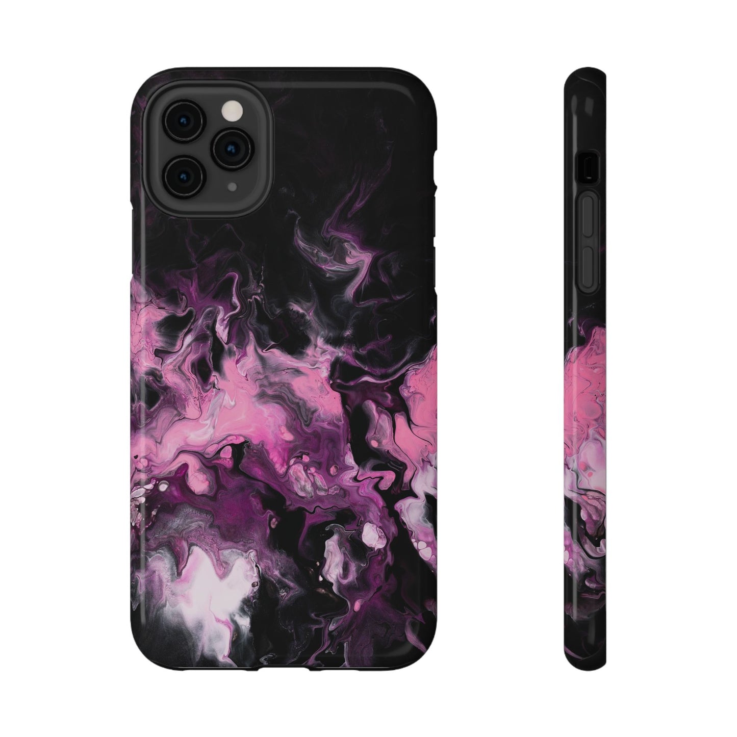 Electric Rose Marble Phone Case – MagSafe Compatible for iPhone & Samsung Galaxy