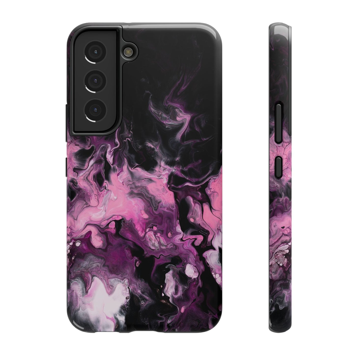Electric Rose Marble Phone Case – MagSafe Compatible for iPhone & Samsung Galaxy