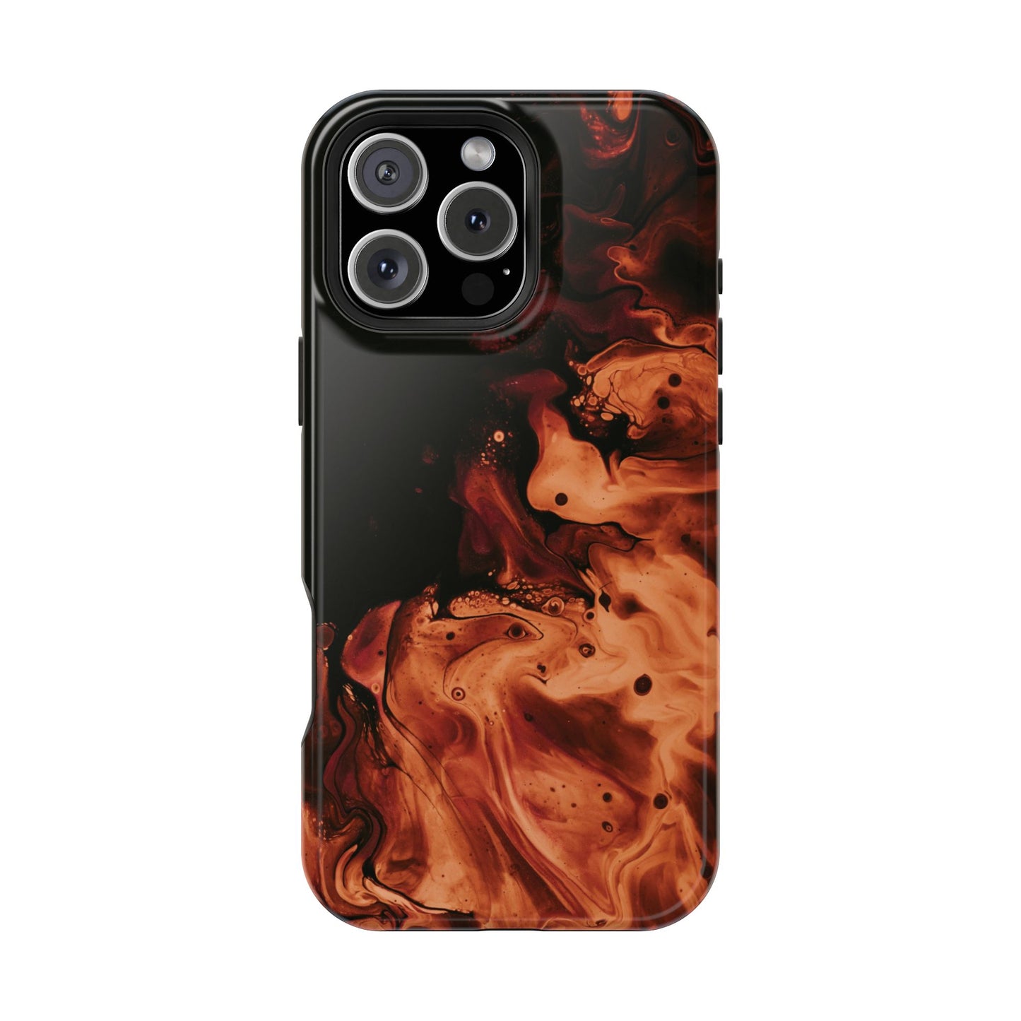 Molten Lava Abstract Art Phone Case – MagSafe Compatible for iPhone & Samsung Galaxy