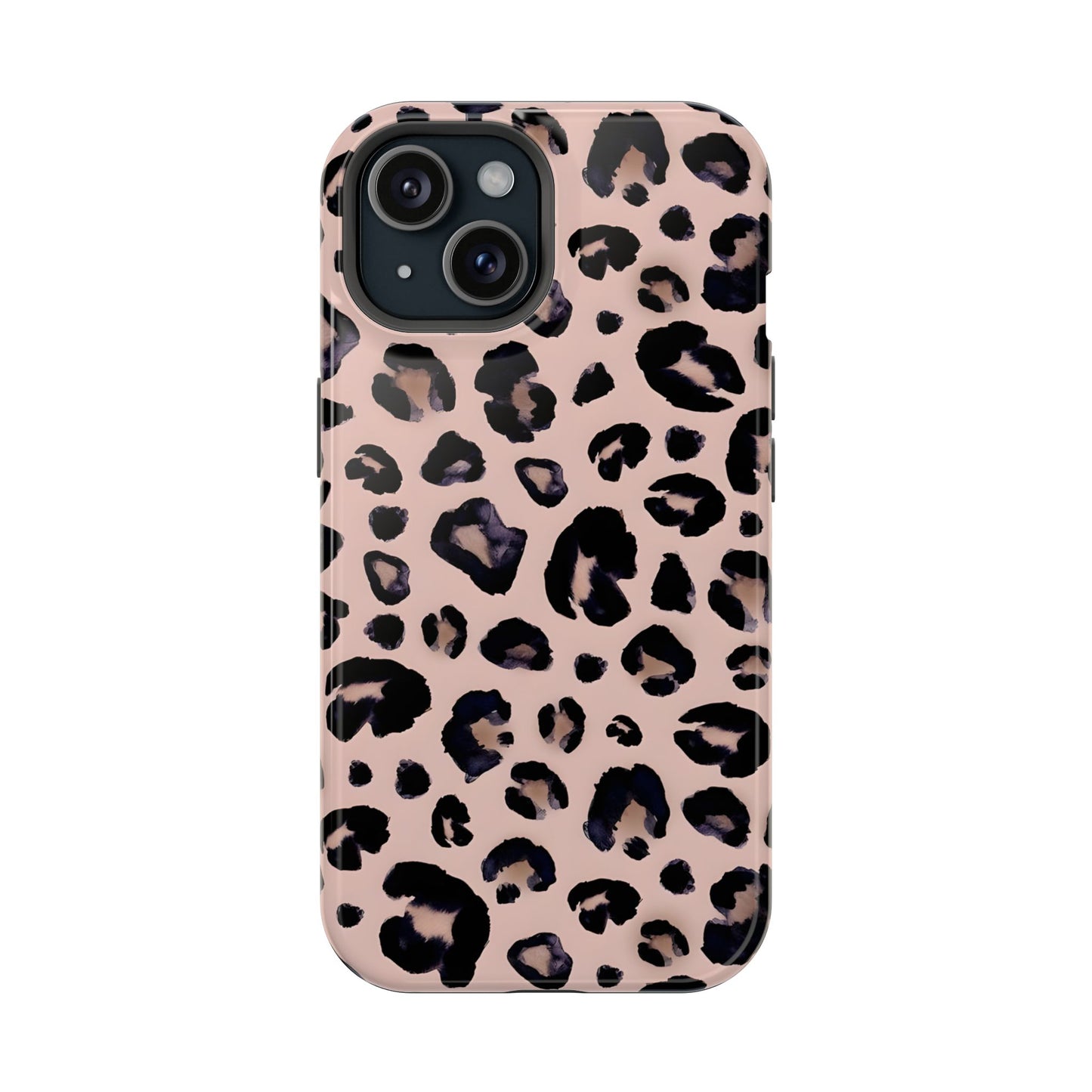 Chic Leopard Print Phone Case – MagSafe Compatible for iPhone & Samsung Galaxy