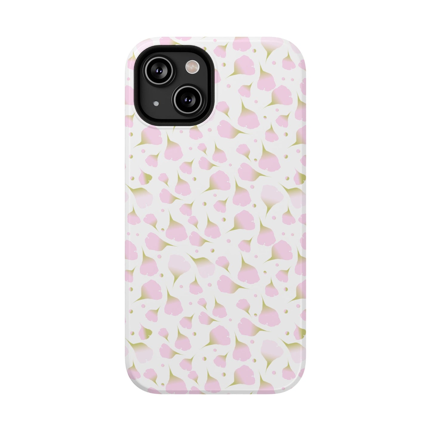 Soft Pink Petal Pattern Phone Case – MagSafe Compatible for iPhone & Samsung Galaxy