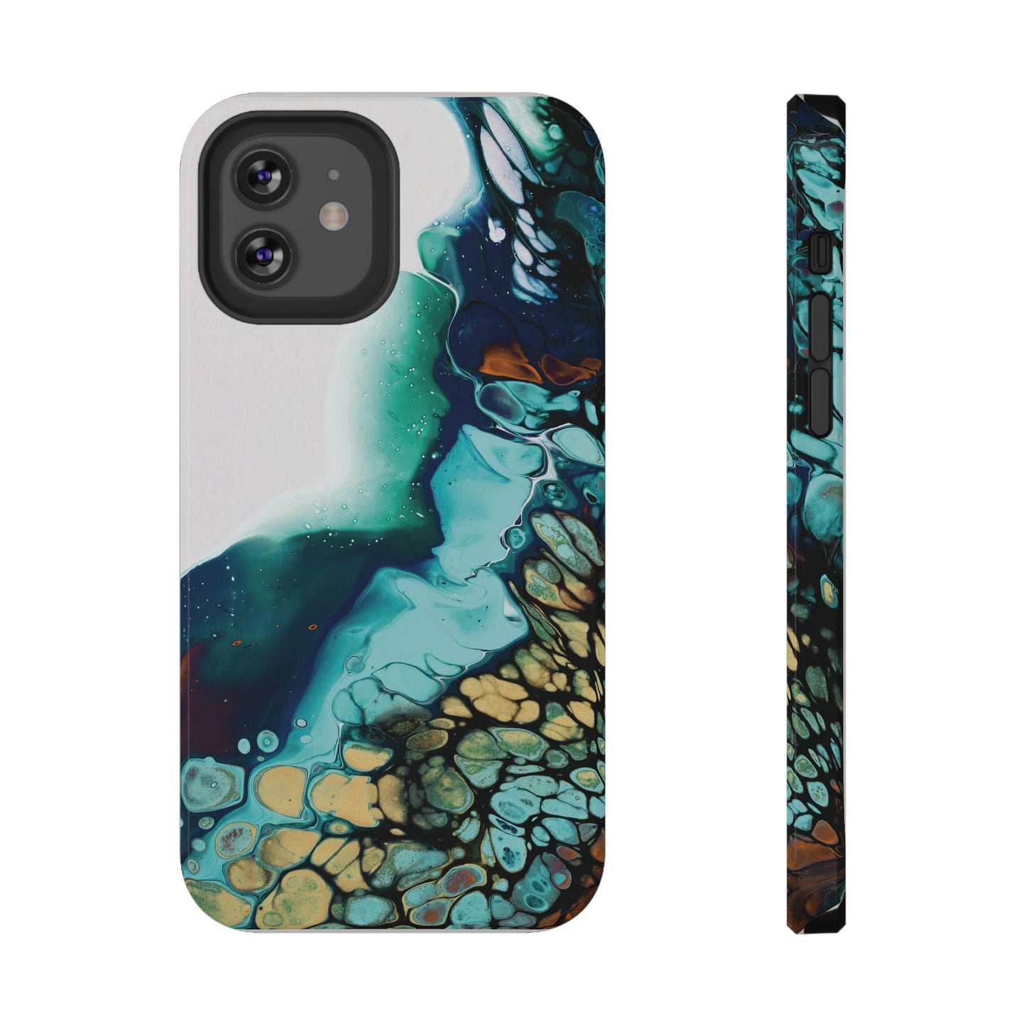 Ocean Reef Abstract Flow Phone Case – MagSafe Compatible for iPhone & Samsung Galaxy