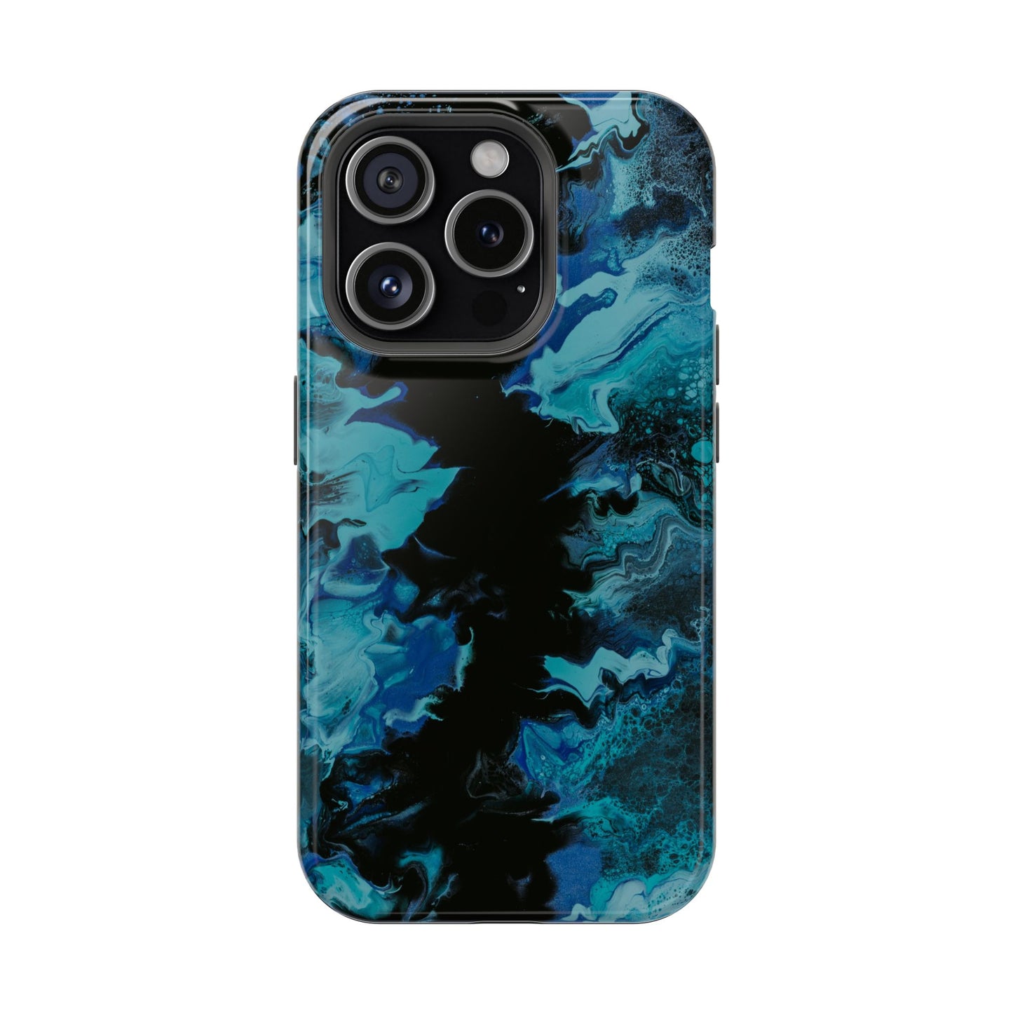 Deep Ocean Swirl Phone Case – MagSafe Compatible for iPhone & Samsung Galaxy