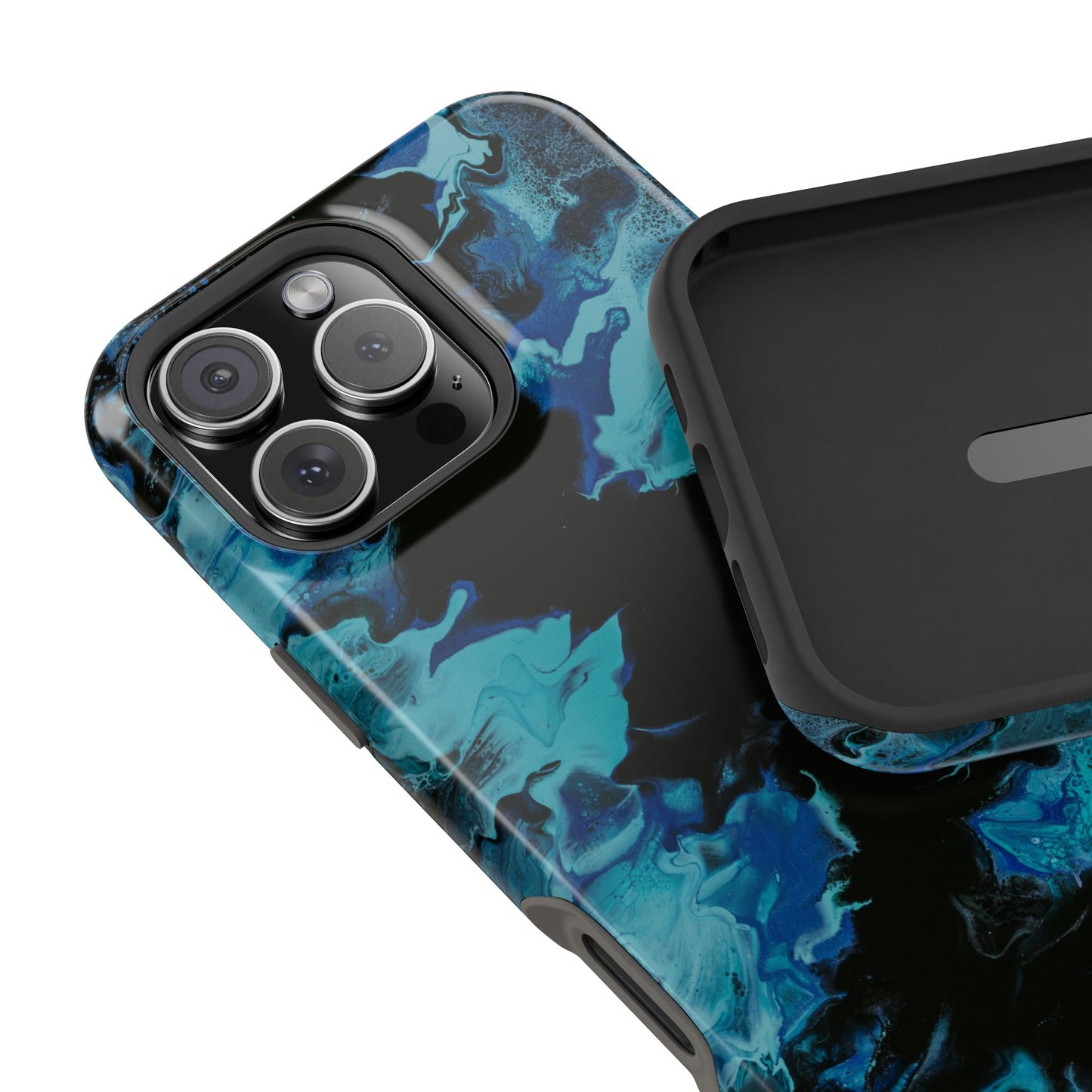 Deep Ocean Swirl Phone Case – MagSafe Compatible for iPhone & Samsung Galaxy
