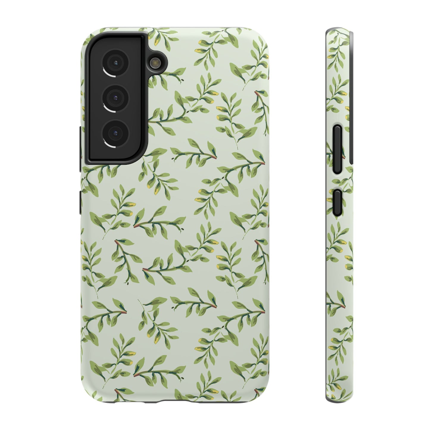 Olive Branch Botanical Phone Case – MagSafe Compatible for iPhone & Samsung Galaxy