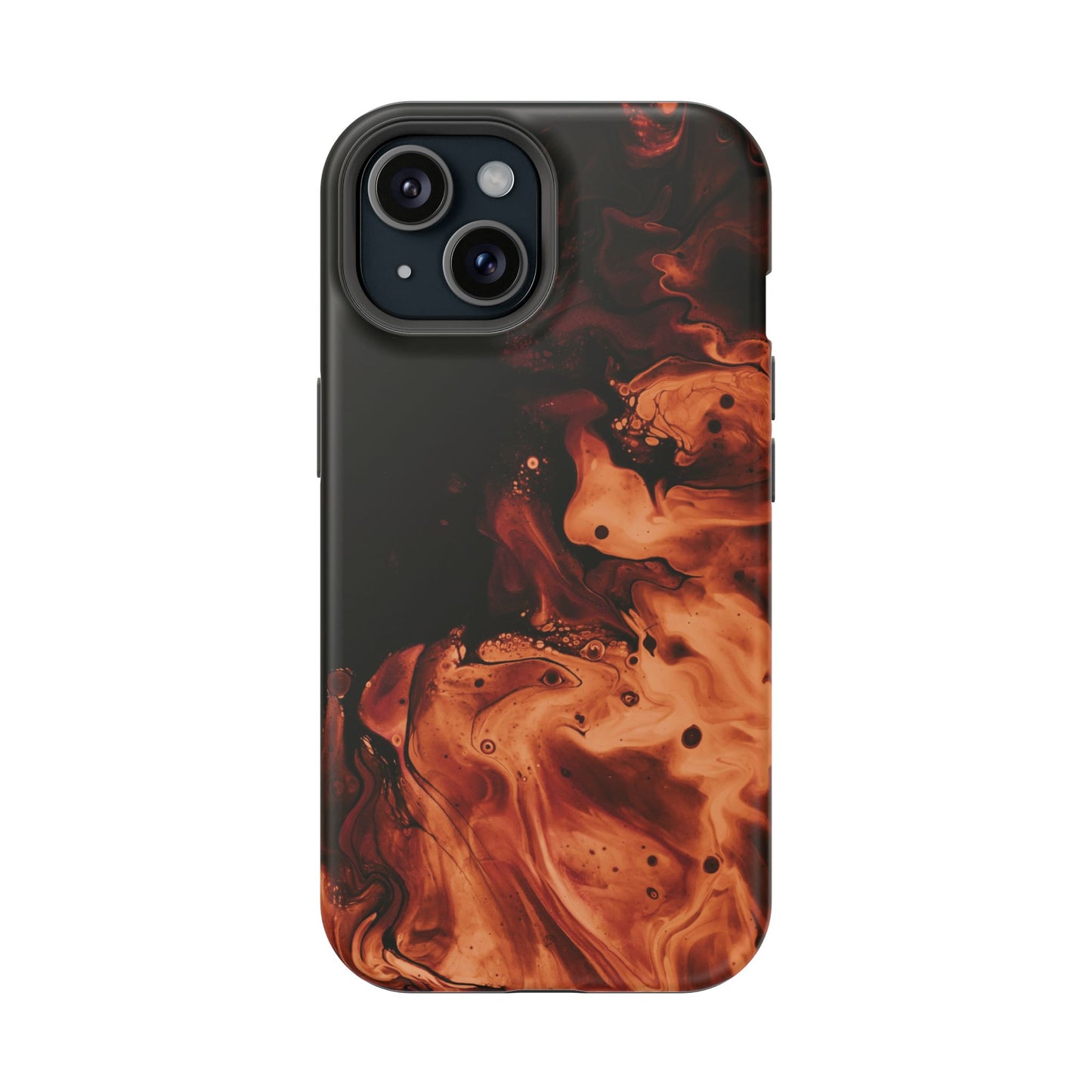 Molten Lava Abstract Art Phone Case – MagSafe Compatible for iPhone & Samsung Galaxy