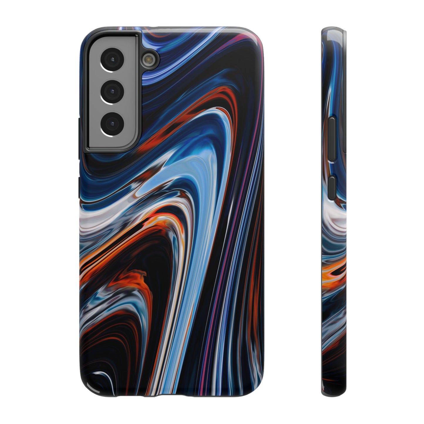 Vibrant Swirl Energy Phone Case – MagSafe Compatible for iPhone & Samsung Galaxy