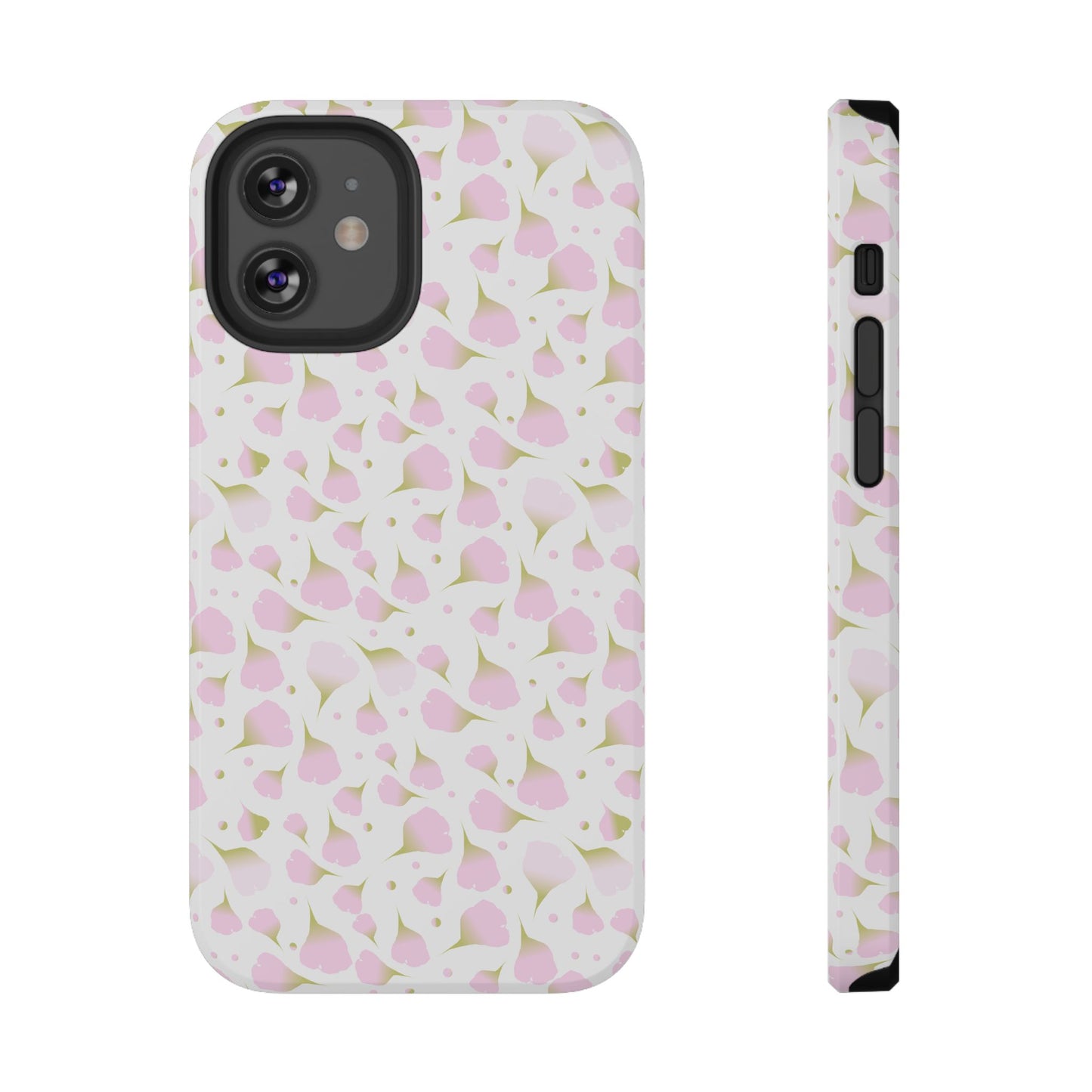 Soft Pink Petal Pattern Phone Case – MagSafe Compatible for iPhone & Samsung Galaxy