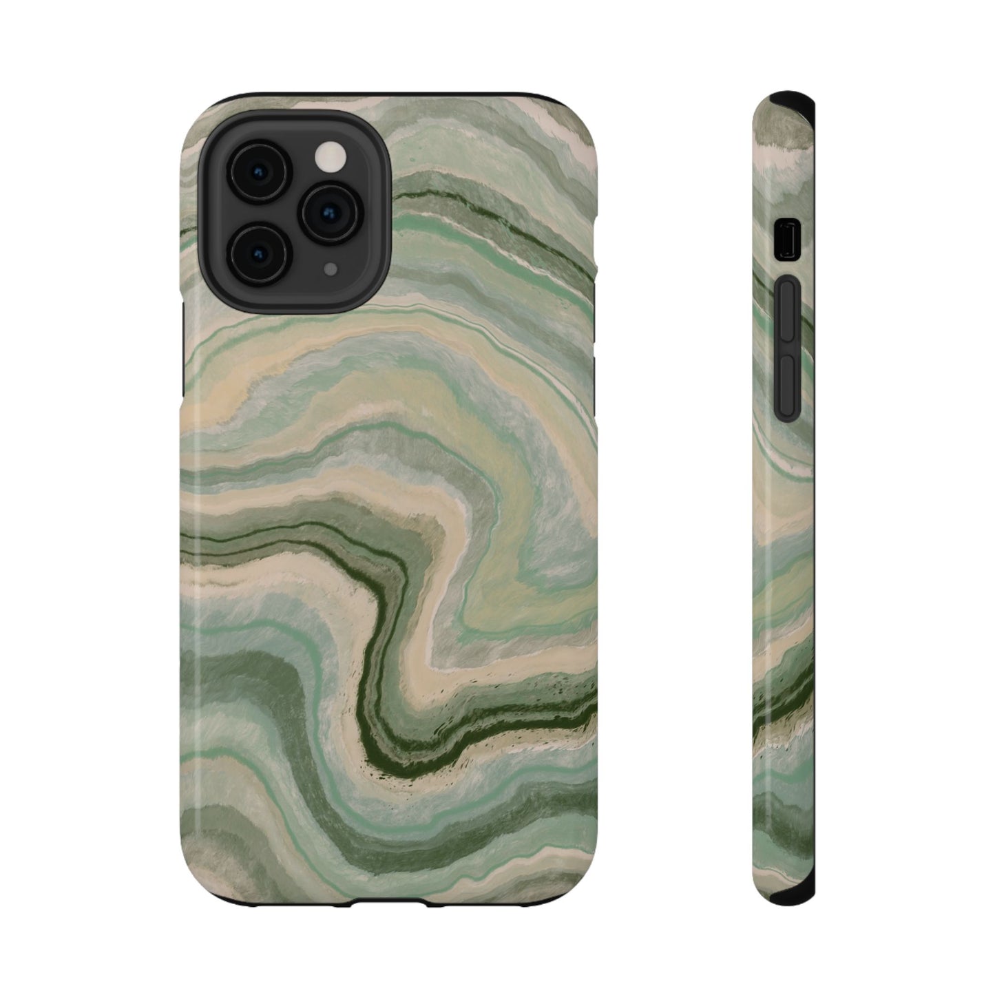 Earthy Agate Stone Phone Case – MagSafe Compatible for iPhone & Samsung Galaxy