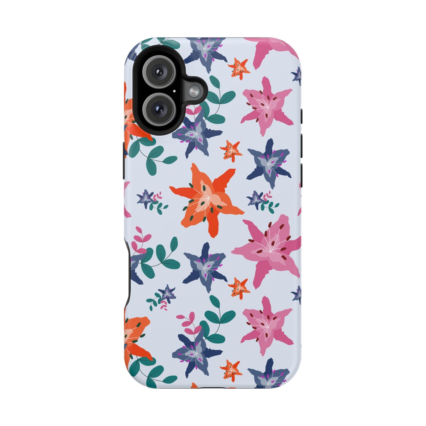 Watercolor Lily Garden Phone Case – MagSafe Compatible for iPhone & Samsung Galaxy