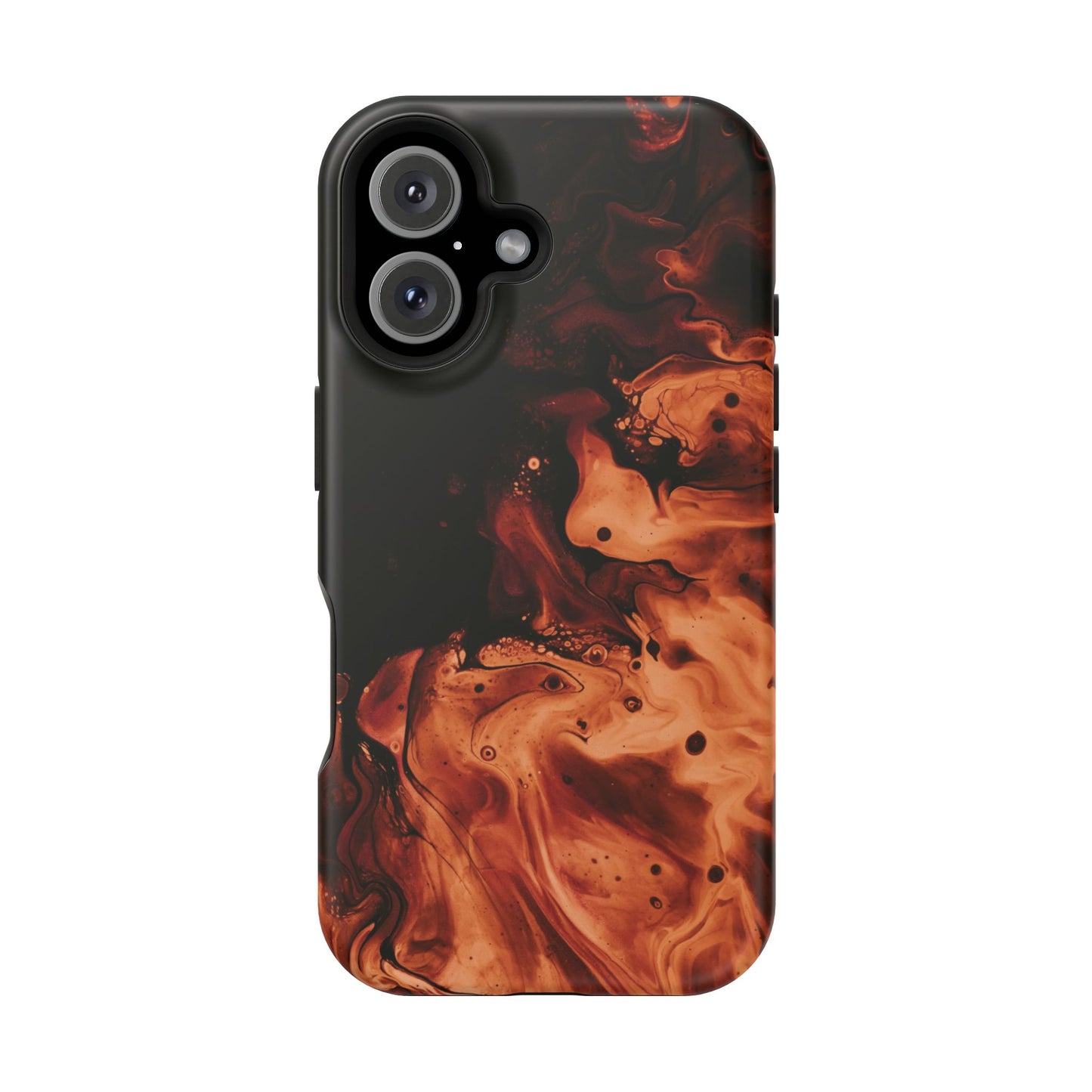 Molten Lava Abstract Art Phone Case – MagSafe Compatible for iPhone & Samsung Galaxy