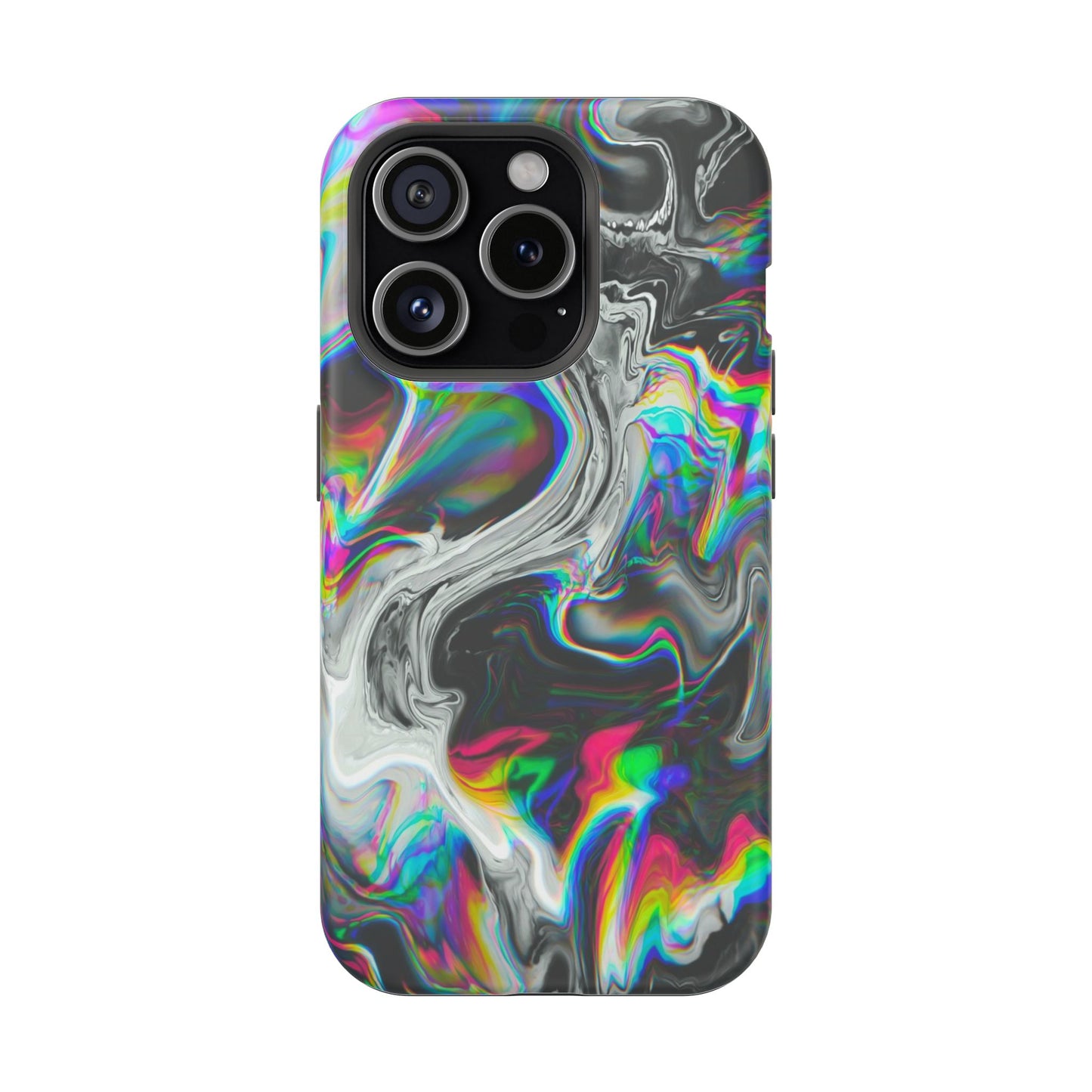 Holographic Swirl Phone Case – MagSafe Compatible for iPhone & Samsung Galaxy