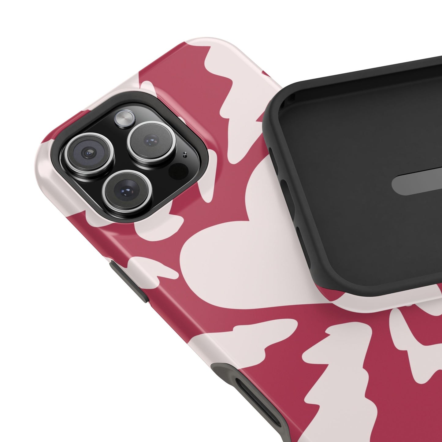 Bold Heartburst Abstract Phone Case – MagSafe Compatible for iPhone & Samsung Galaxy