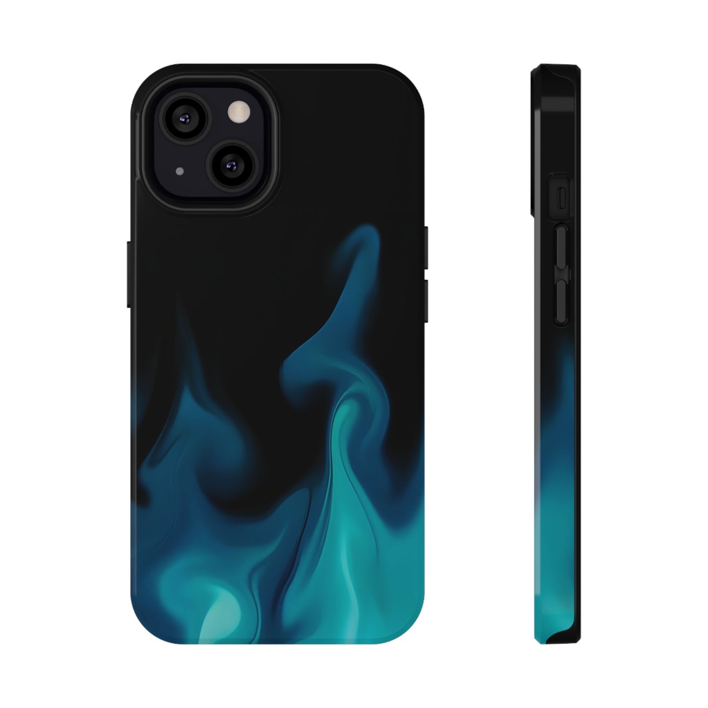 Blue Flame Energy Phone Case – MagSafe Compatible for iPhone & Samsung Galaxy