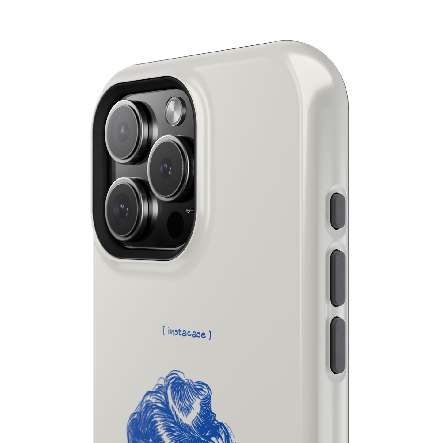 Melancholy Muse Line Art Phone Case – MagSafe Compatible for iPhone & Samsung Galaxy