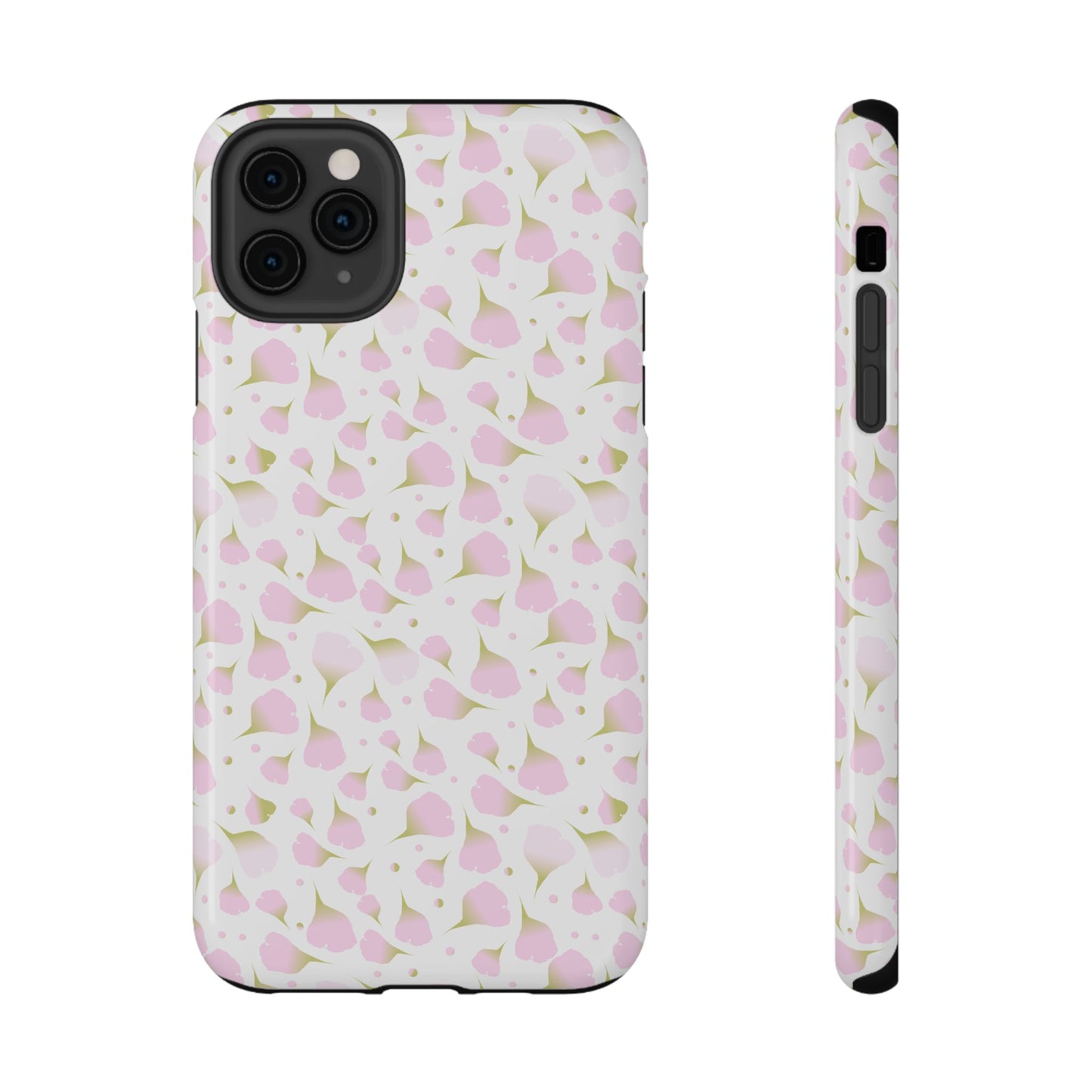 Soft Pink Petal Pattern Phone Case – MagSafe Compatible for iPhone & Samsung Galaxy