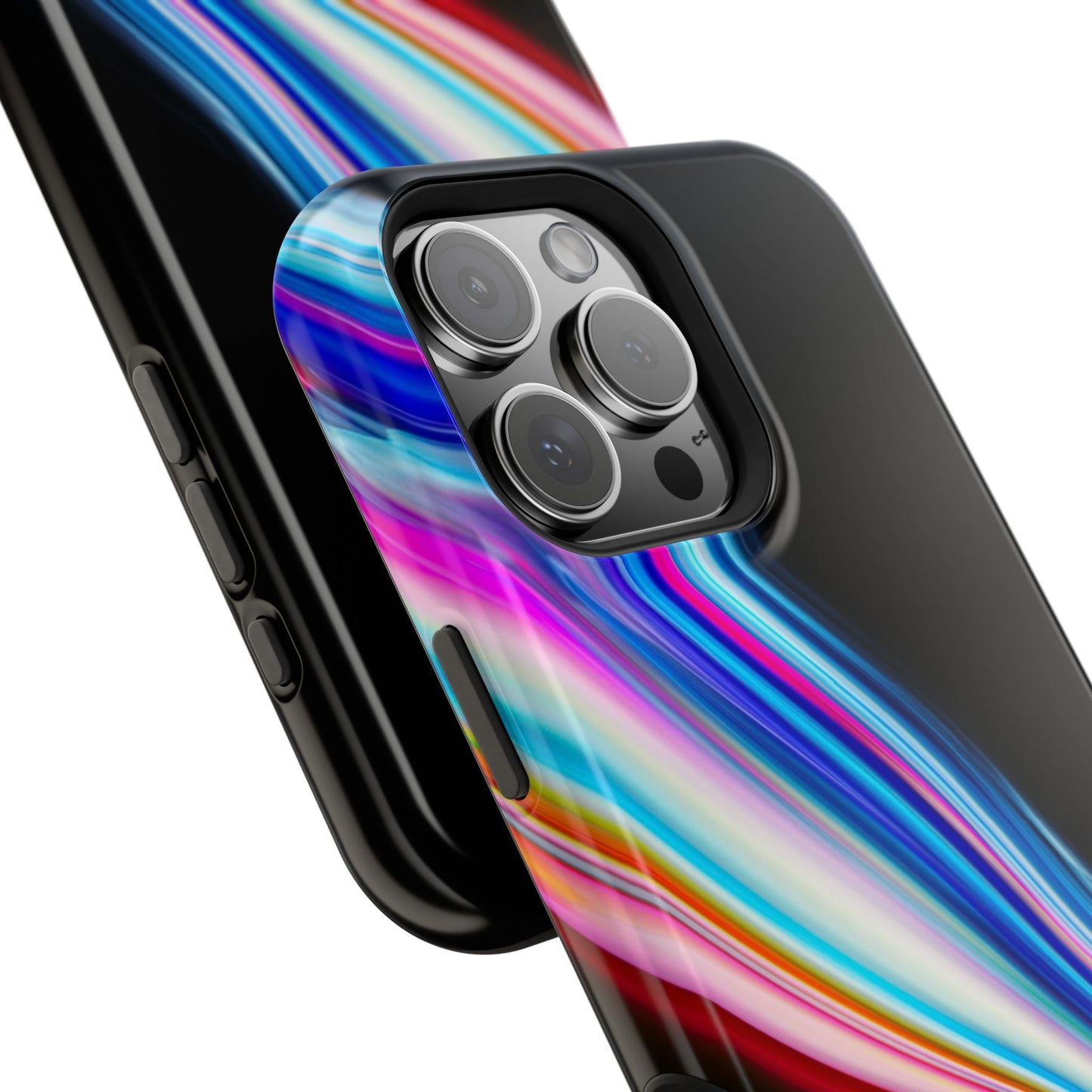 Neon Light Streak Phone Case – MagSafe Compatible for iPhone & Samsung Galaxy