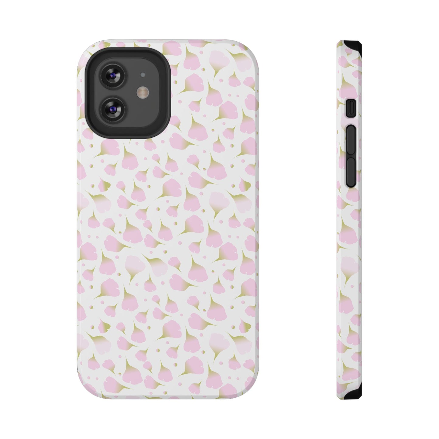 Soft Pink Petal Pattern Phone Case – MagSafe Compatible for iPhone & Samsung Galaxy
