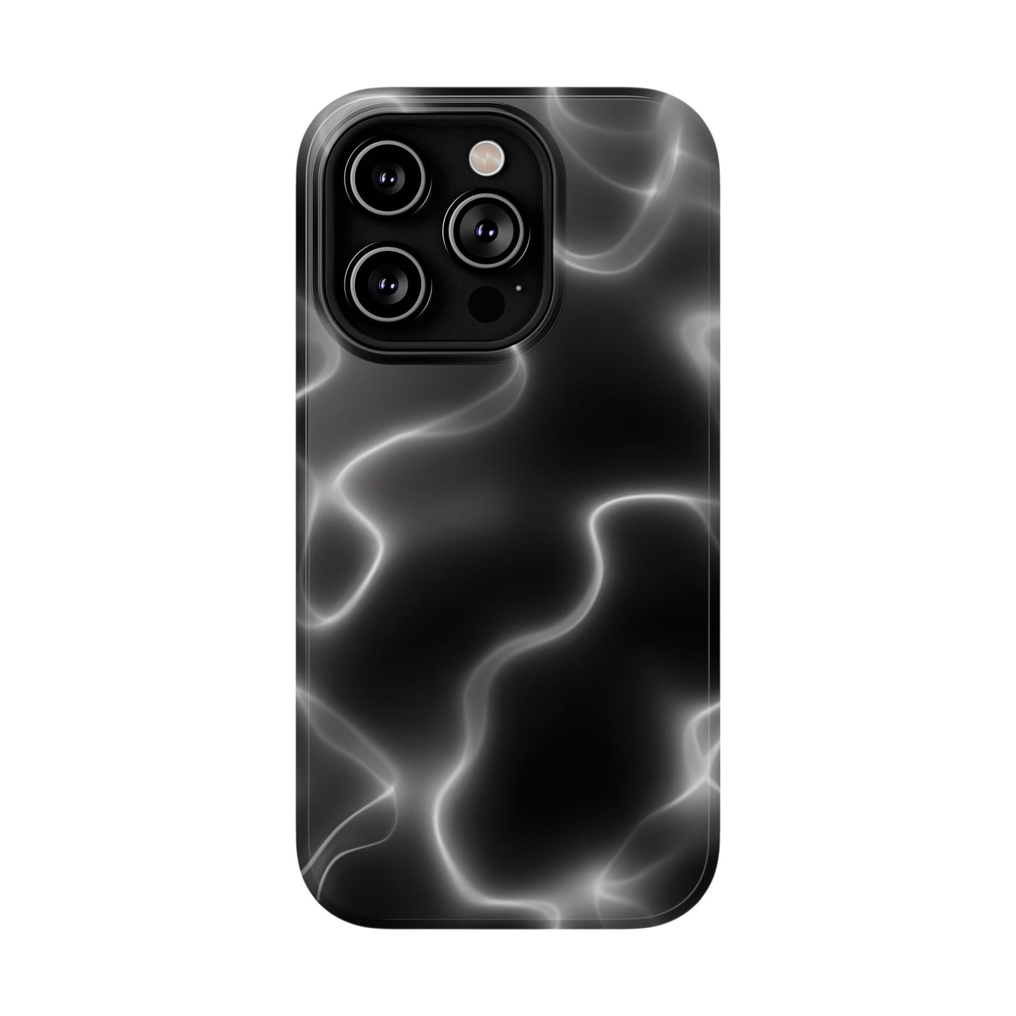 Electric Black Glow Phone Case – MagSafe Compatible for iPhone & Samsung Galaxy