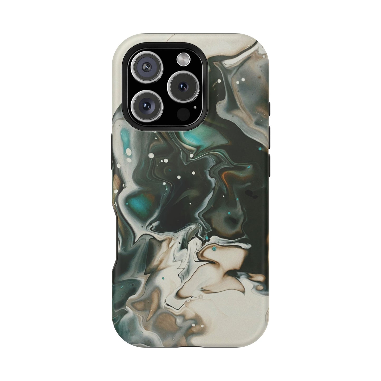 Terra Mist Earthtone Marble Phone Case – MagSafe Compatible for iPhone & Samsung Galaxy