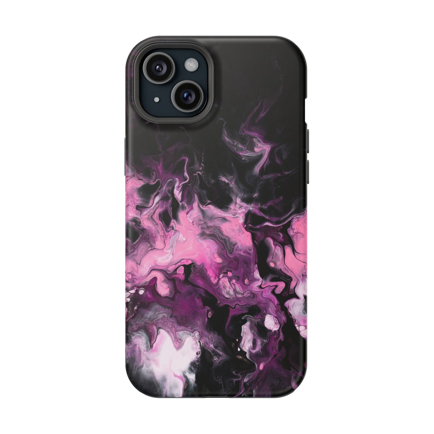 Electric Rose Marble Phone Case – MagSafe Compatible for iPhone & Samsung Galaxy