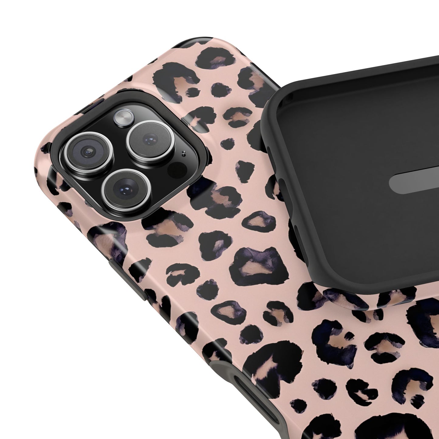 Chic Leopard Print Phone Case – MagSafe Compatible for iPhone & Samsung Galaxy