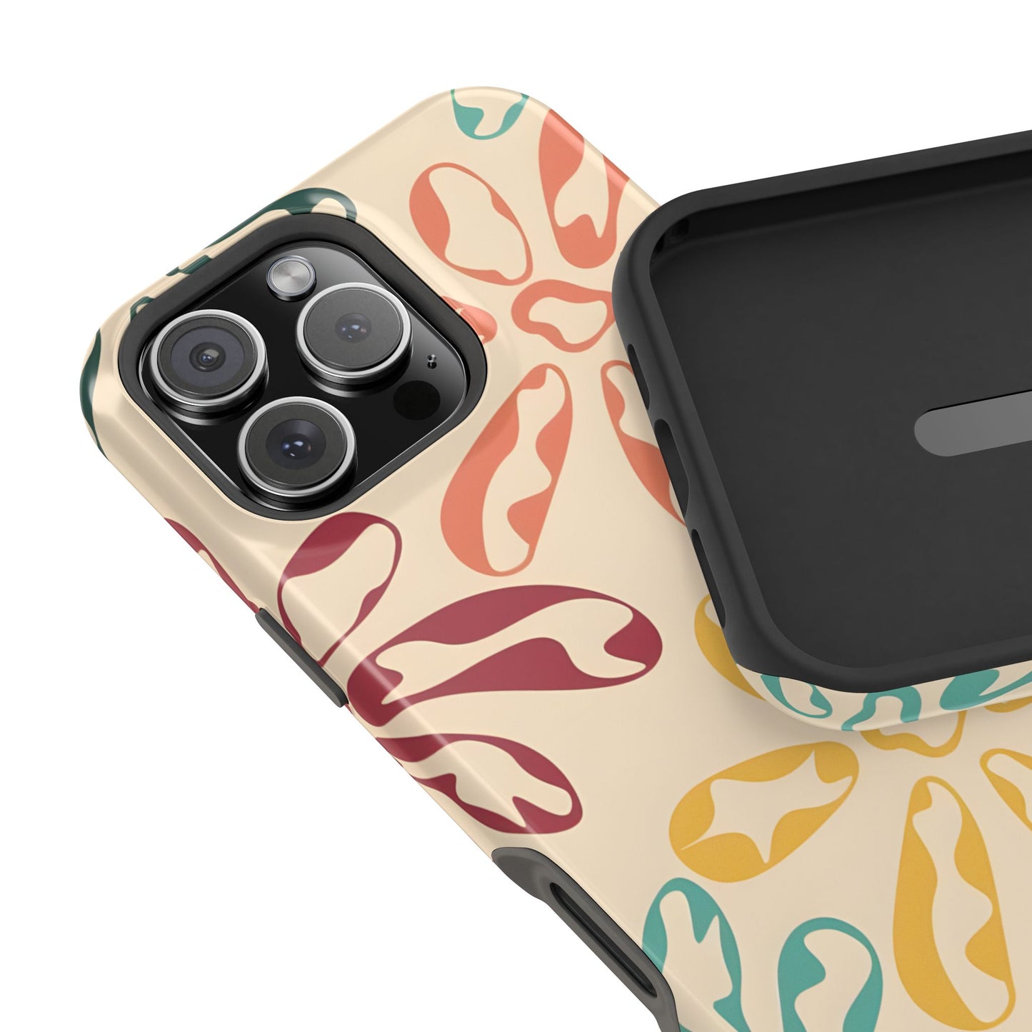Retro Groovy Floral Phone Case – MagSafe Compatible for iPhone & Samsung Galaxy