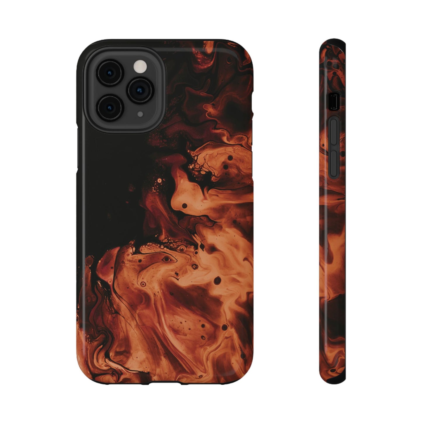Molten Lava Abstract Art Phone Case – MagSafe Compatible for iPhone & Samsung Galaxy