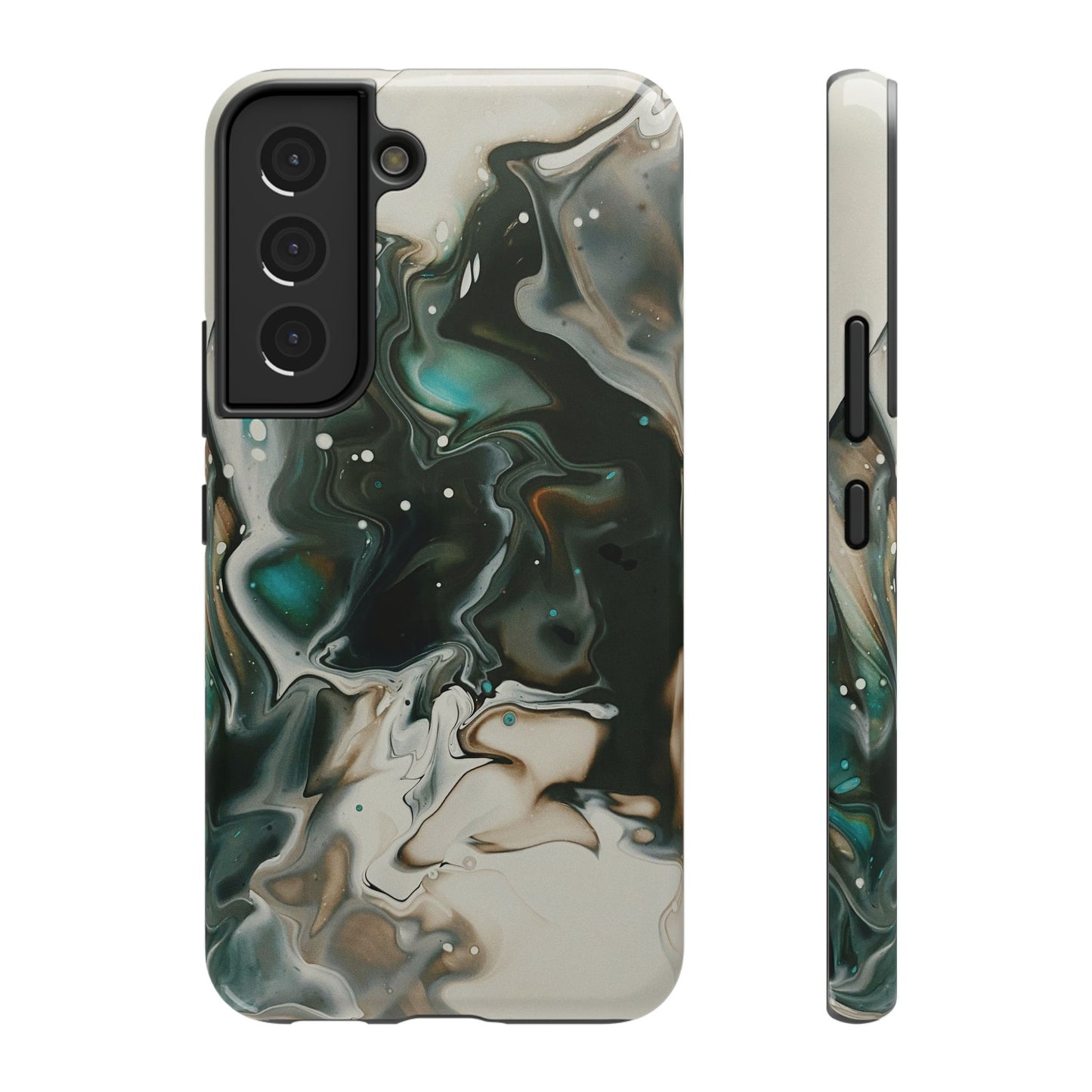 Terra Mist Earthtone Marble Phone Case – MagSafe Compatible for iPhone & Samsung Galaxy