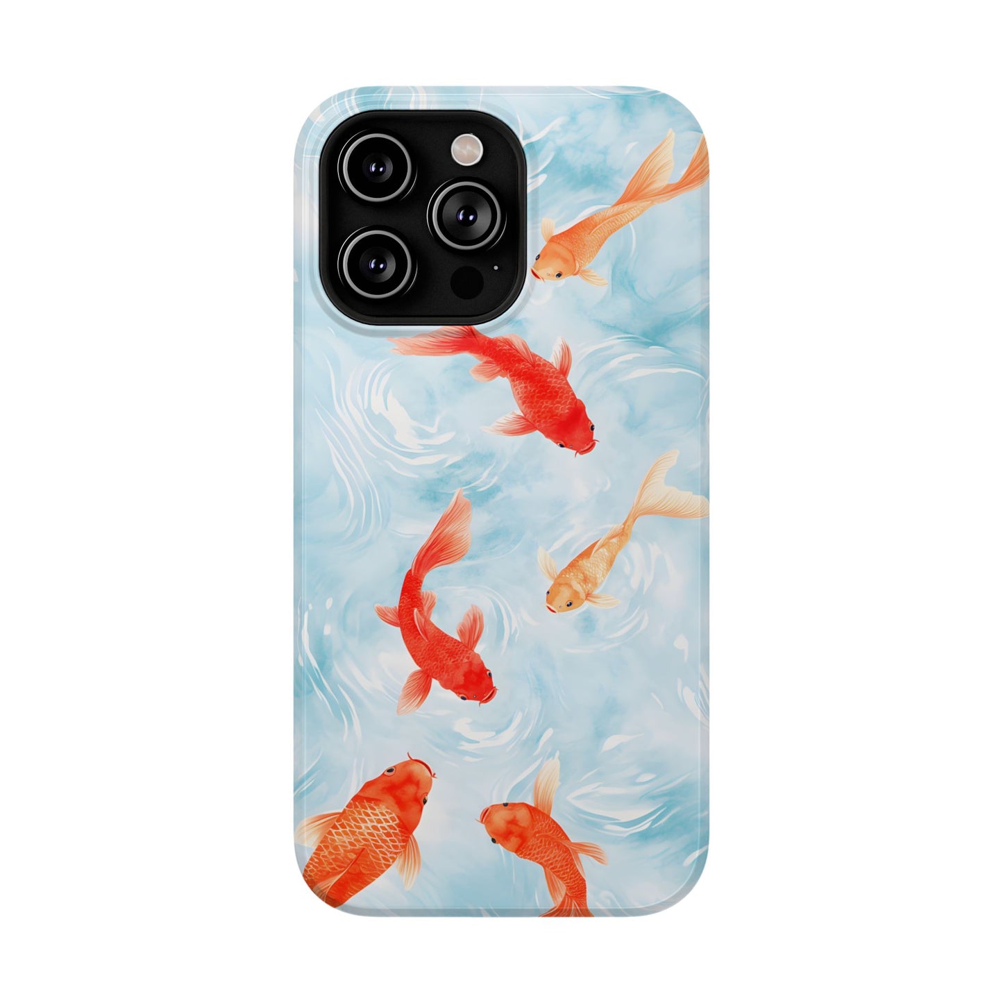 Koi Fish Pond Phone Case – MagSafe Compatible for iPhone & Samsung Galaxy