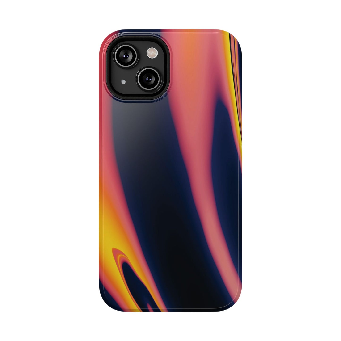 Neon Sunset Flame Phone Case – MagSafe Compatible for iPhone & Samsung Galaxy