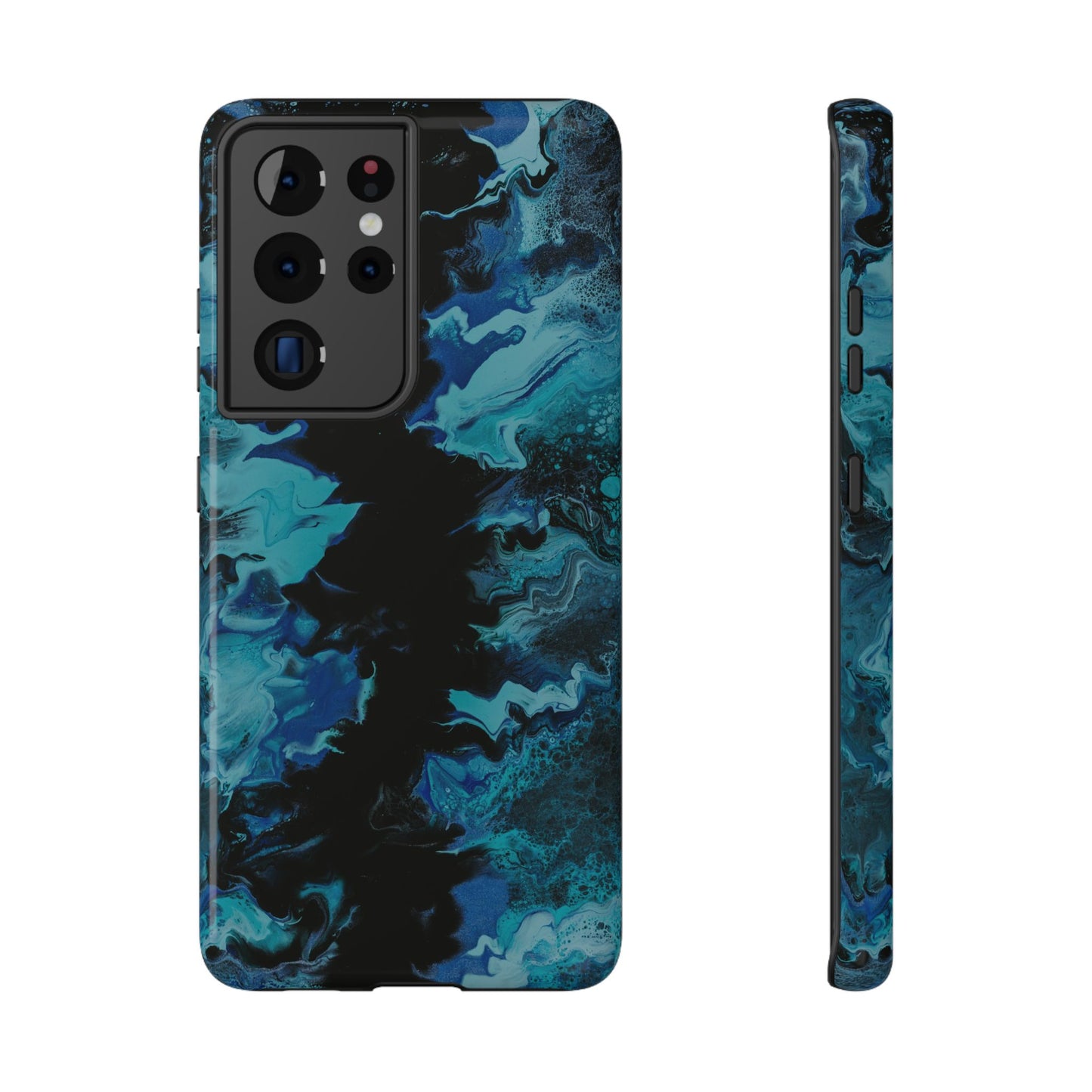 Deep Ocean Swirl Phone Case – MagSafe Compatible for iPhone & Samsung Galaxy