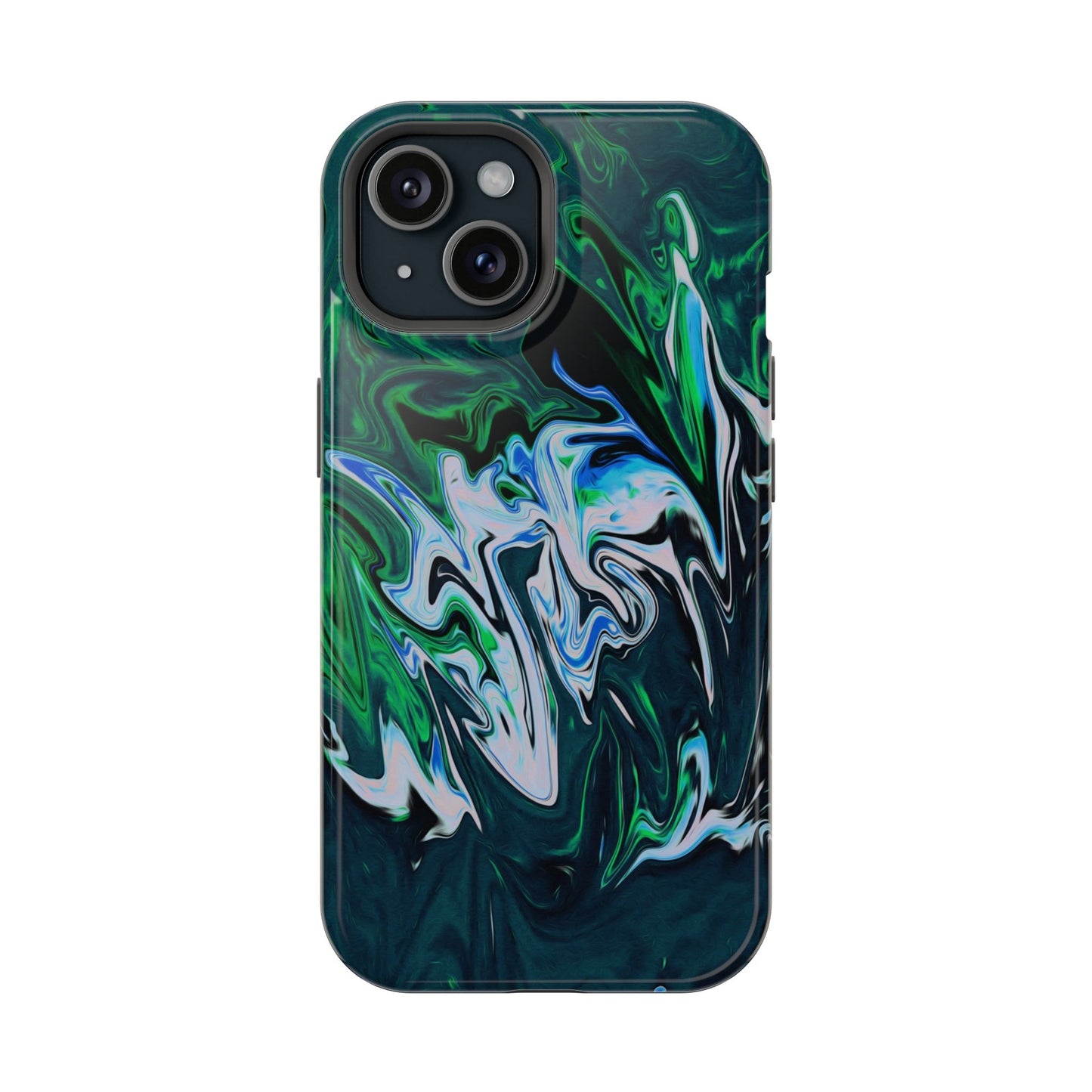Prismatic Holographic Swirl Phone Case – MagSafe Compatible for iPhone & Samsung Galaxy