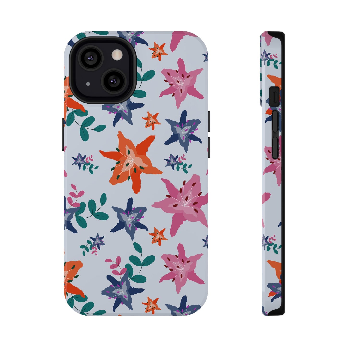 Watercolor Lily Garden Phone Case – MagSafe Compatible for iPhone & Samsung Galaxy
